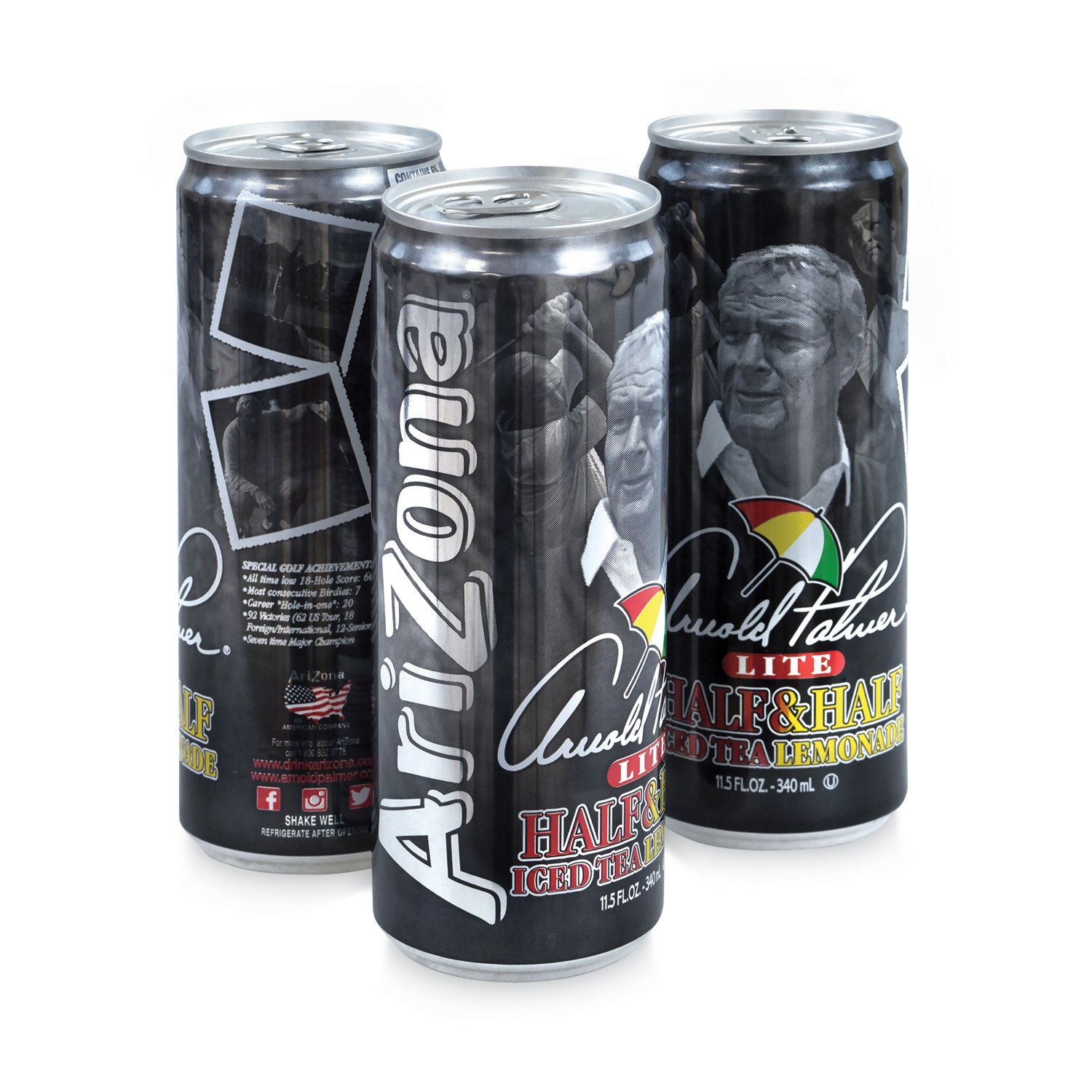 Arizona® Arnold Palmer Half and Half Iced Tea and Lemonade, 11.5 oz Bottle, 30/Carton