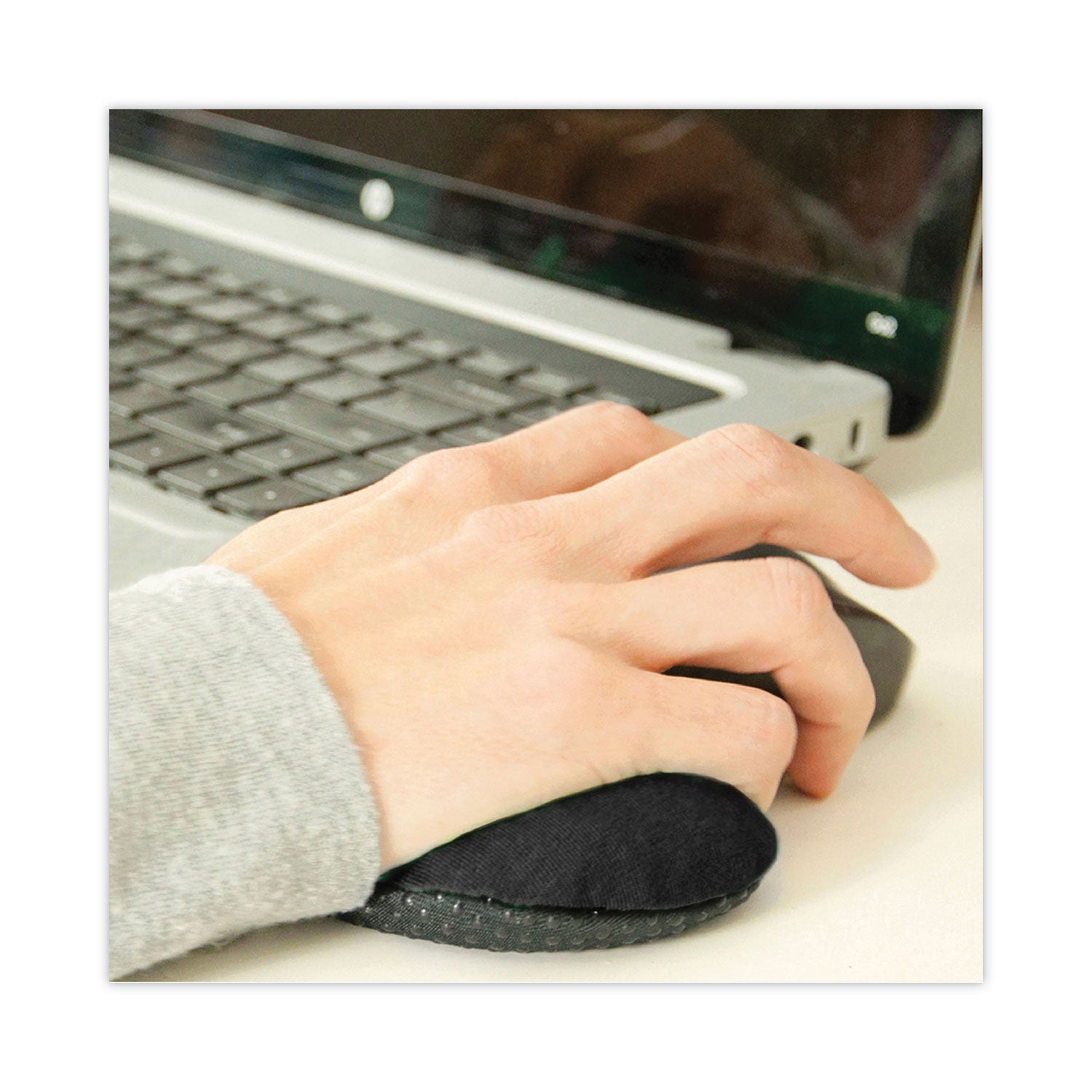 IMAK® Ergo Le Petit Mouse Wrist Cushion, 4.25 x 2.5, Black