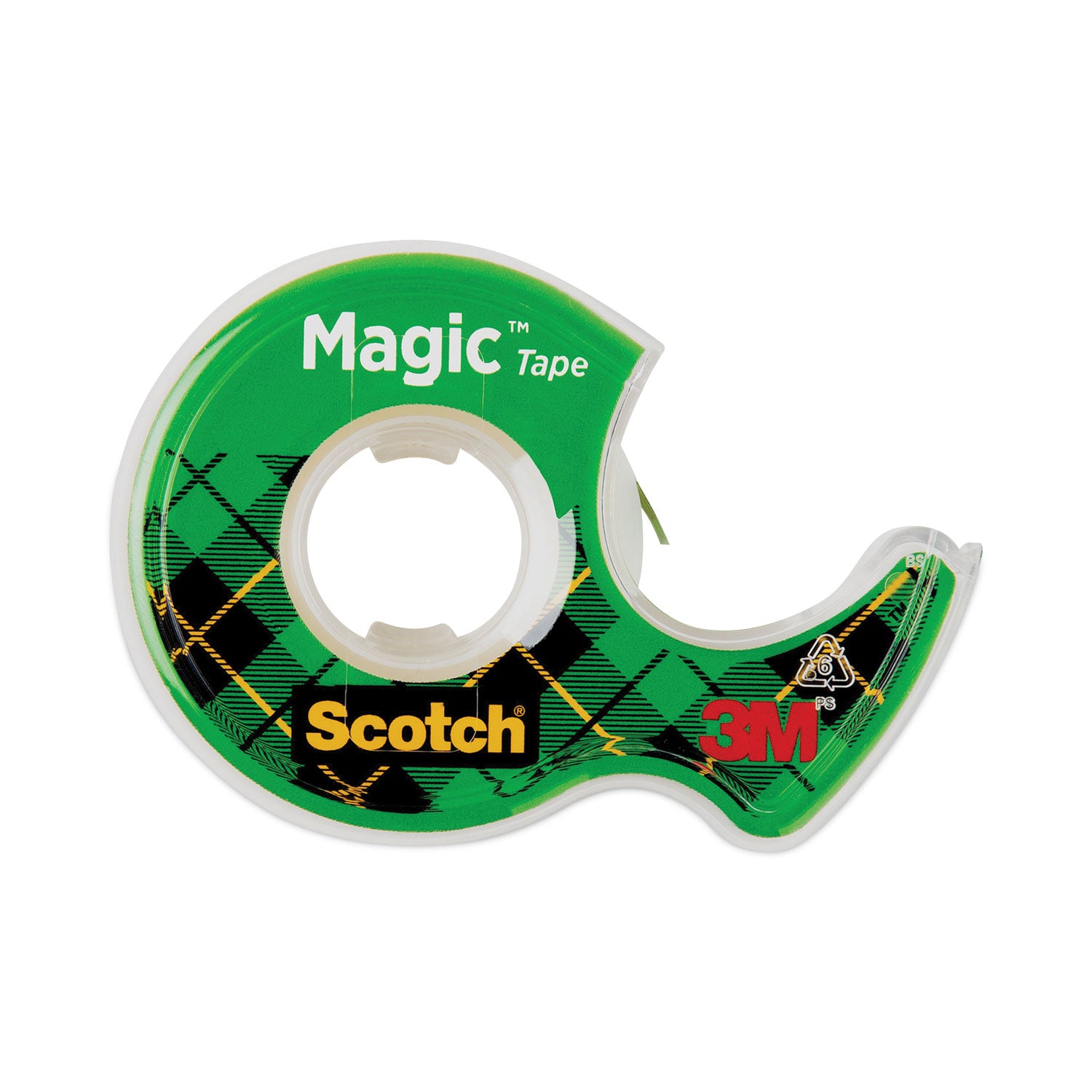 Scotch® Magic Tape in Handheld Dispenser, 1" Core, 0.75" x 25 ft, Clear, 3/Pack