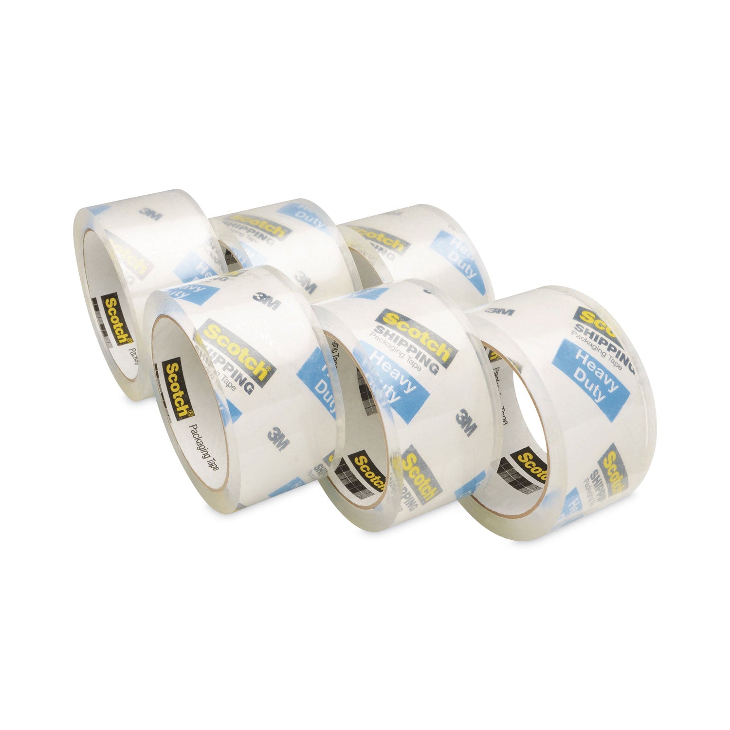 Scotch® 3850 Heavy-Duty Packaging Tape, 3" Core, 1.88" x 54.6 yds, Clear, 36/Carton