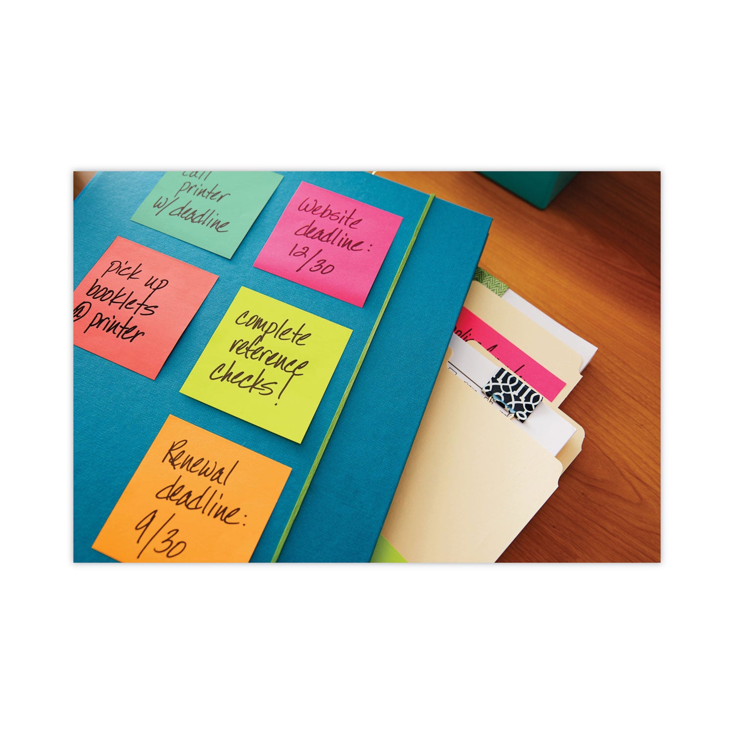 Post-it® Notes Original Pads in Poptimistic Collection Colors, 3" x 3", 100 Sheets/Pad, 5 Pads/Pack