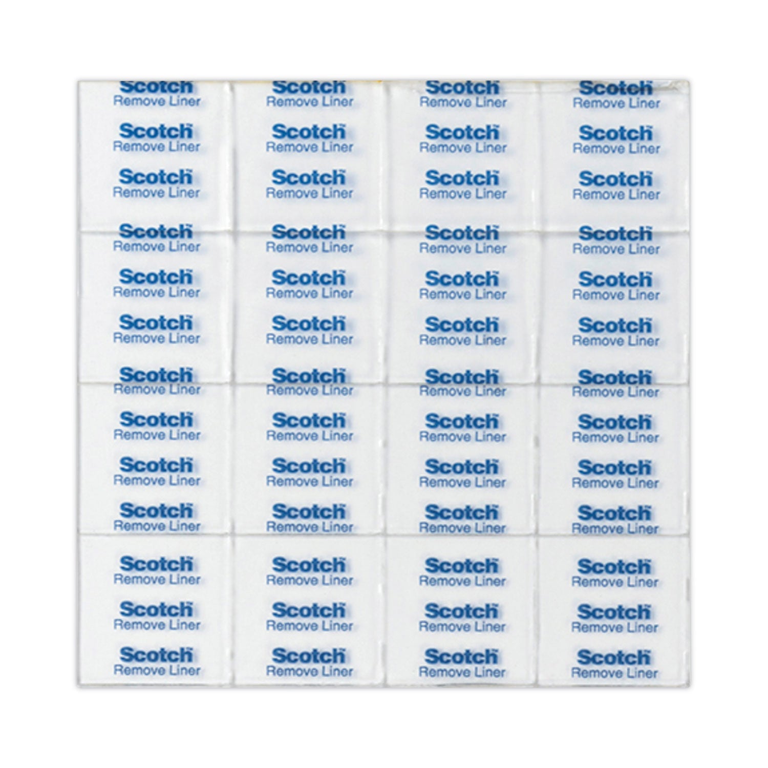 Scotch® Removable Clear Mounting Squares, Holds Up to 0.33 lbs, 0.69 x 0.69, Clear, 35/Pack