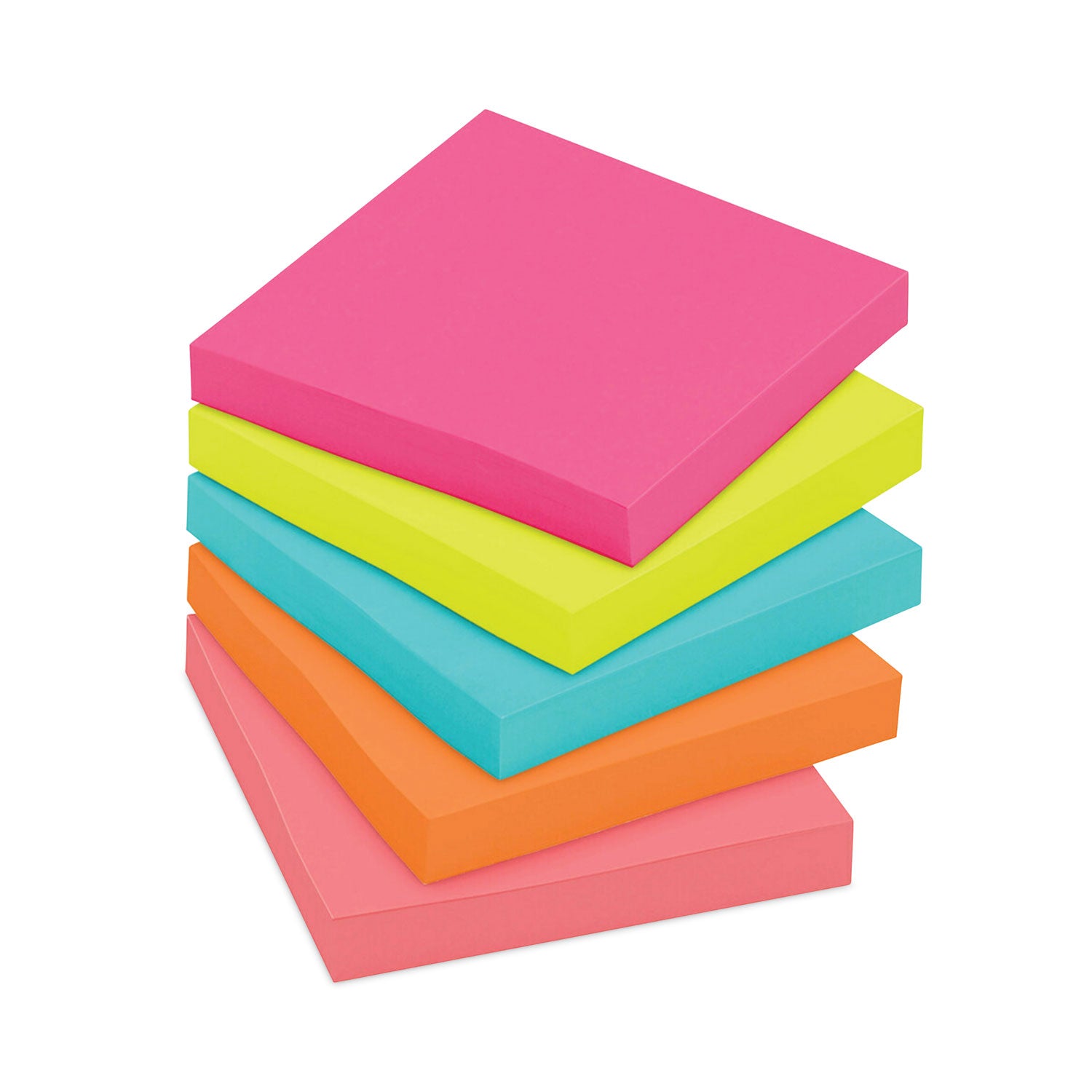 Post-it® Notes Original Pads in Poptimistic Colors, Value Pack, 3" x 3", 100 Sheets/Pad, 14 Pads/Pack