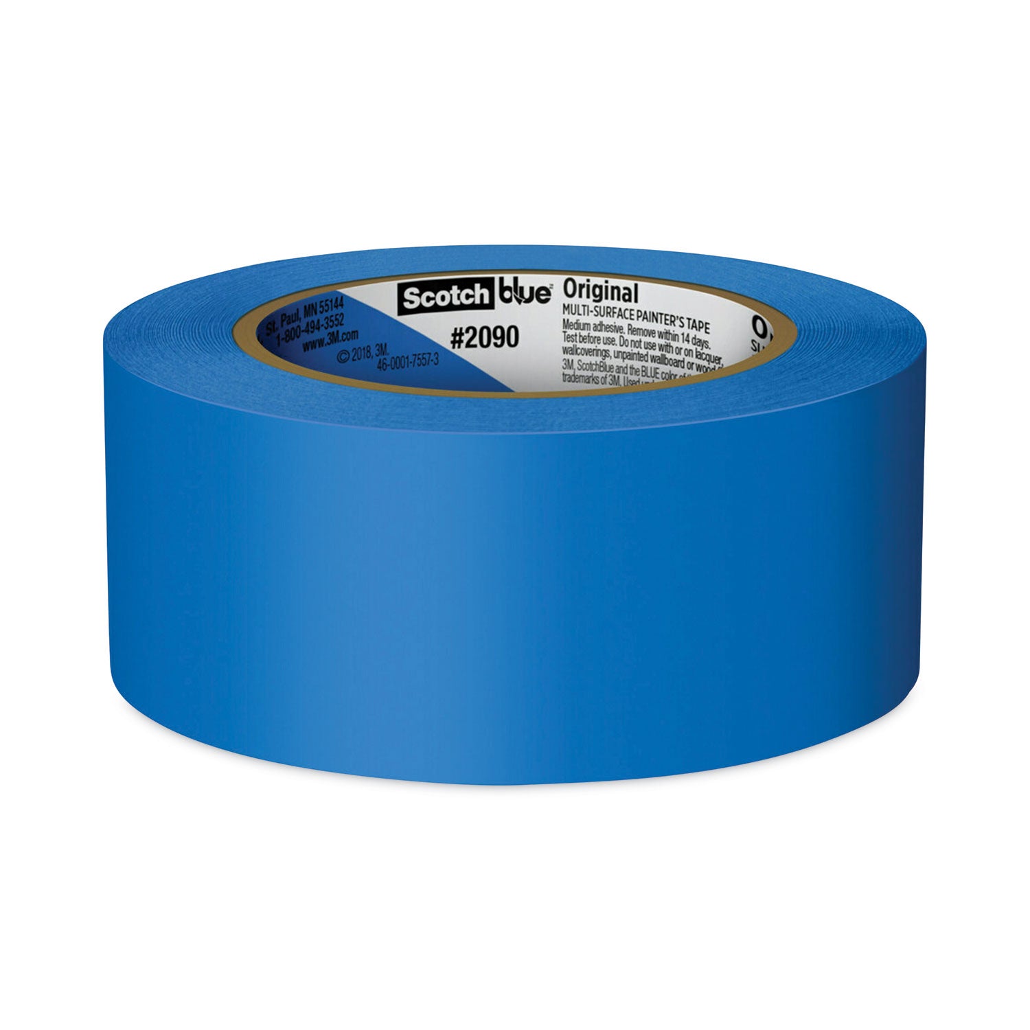 ScotchBlue™ Original Multi-Surface Painter's Tape, 3" Core, 1.88" x 60 yds, Blue, 3/Pack