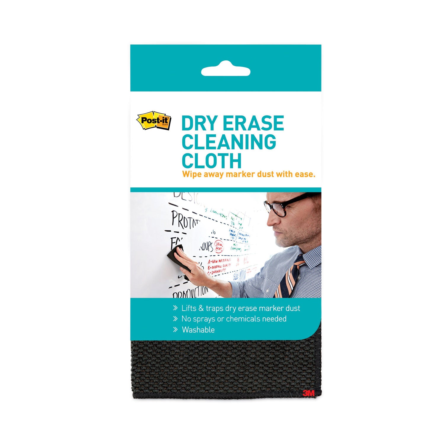 Dry Erase Cleaning Cloth, 10.63" x 10.63"