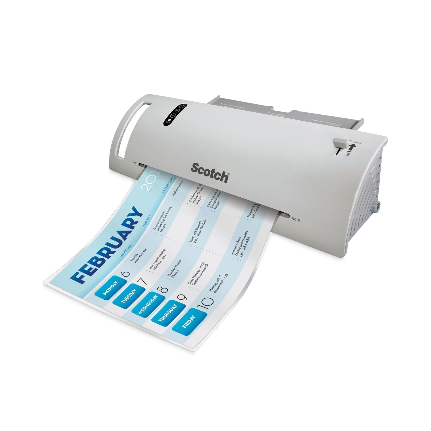 Scotch™ Laminating Pouches, 3 mil, 9" x 11.5", Gloss Clear, 50/Pack