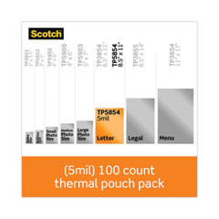 Scotch™ Laminating Pouches, 5 mil, 9" x 11.5", Gloss Clear, 100/Pack Flipcost Flipcost