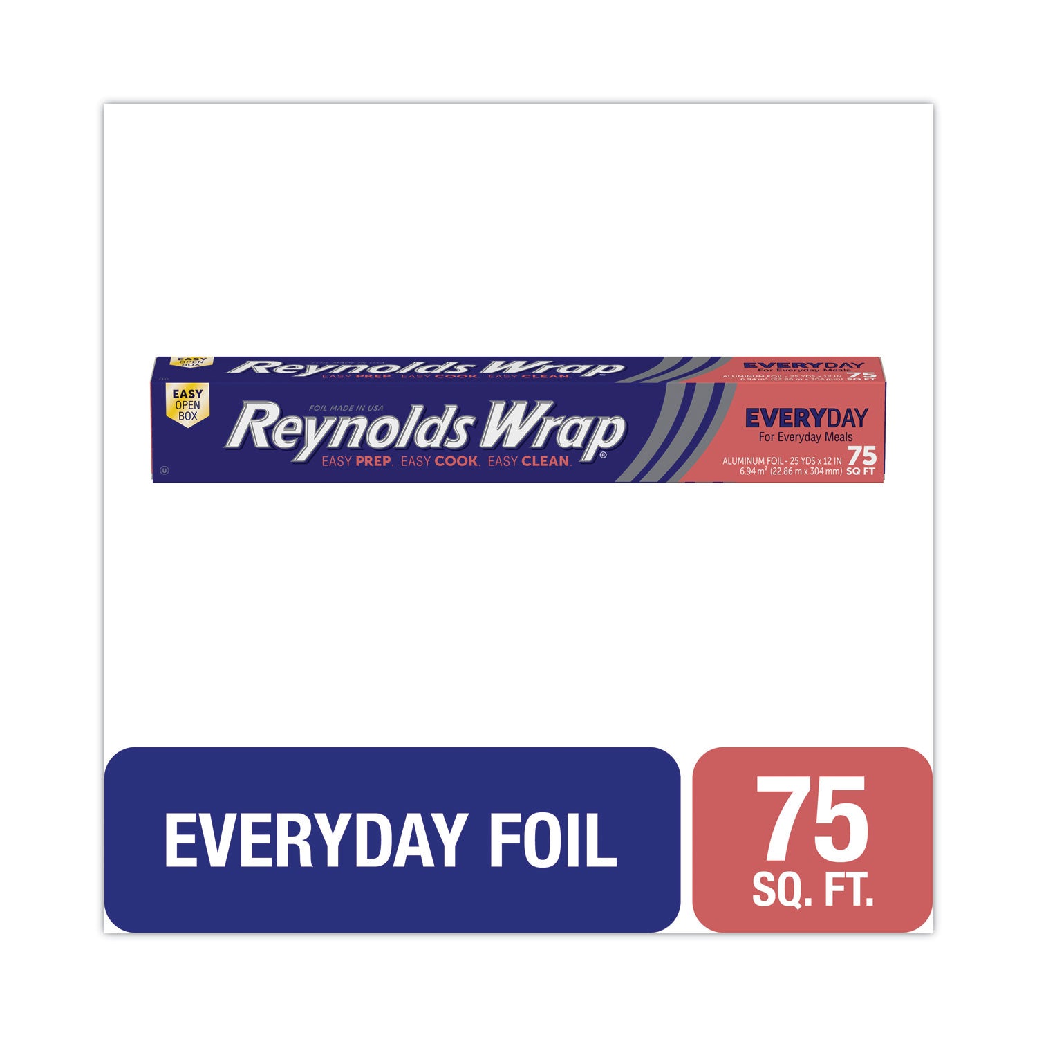 Reynolds Wrap® Standard Aluminum Foil Roll, 12" x 75 ft