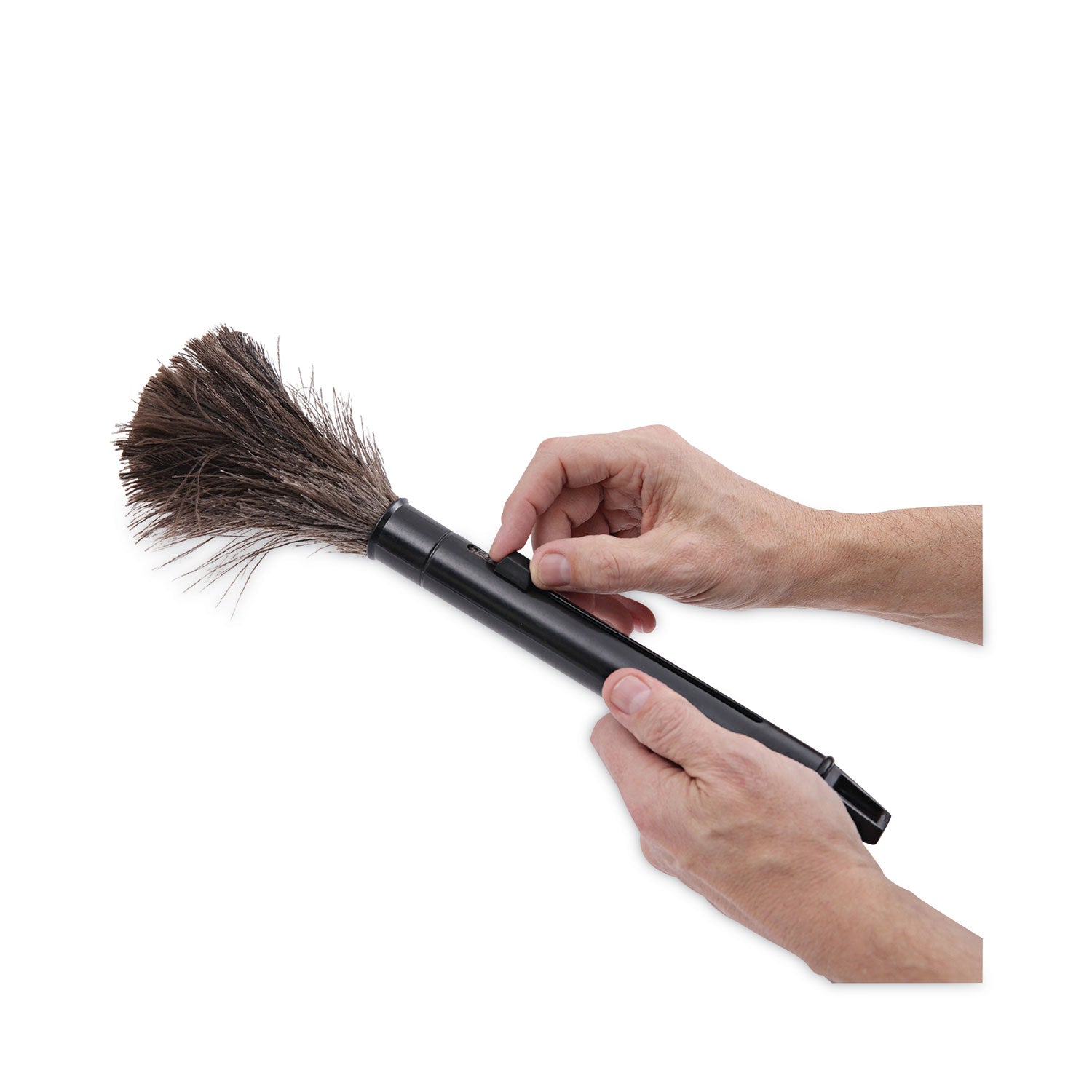 Boardwalk® Retractable Feather Duster, 9" to 14" Handle