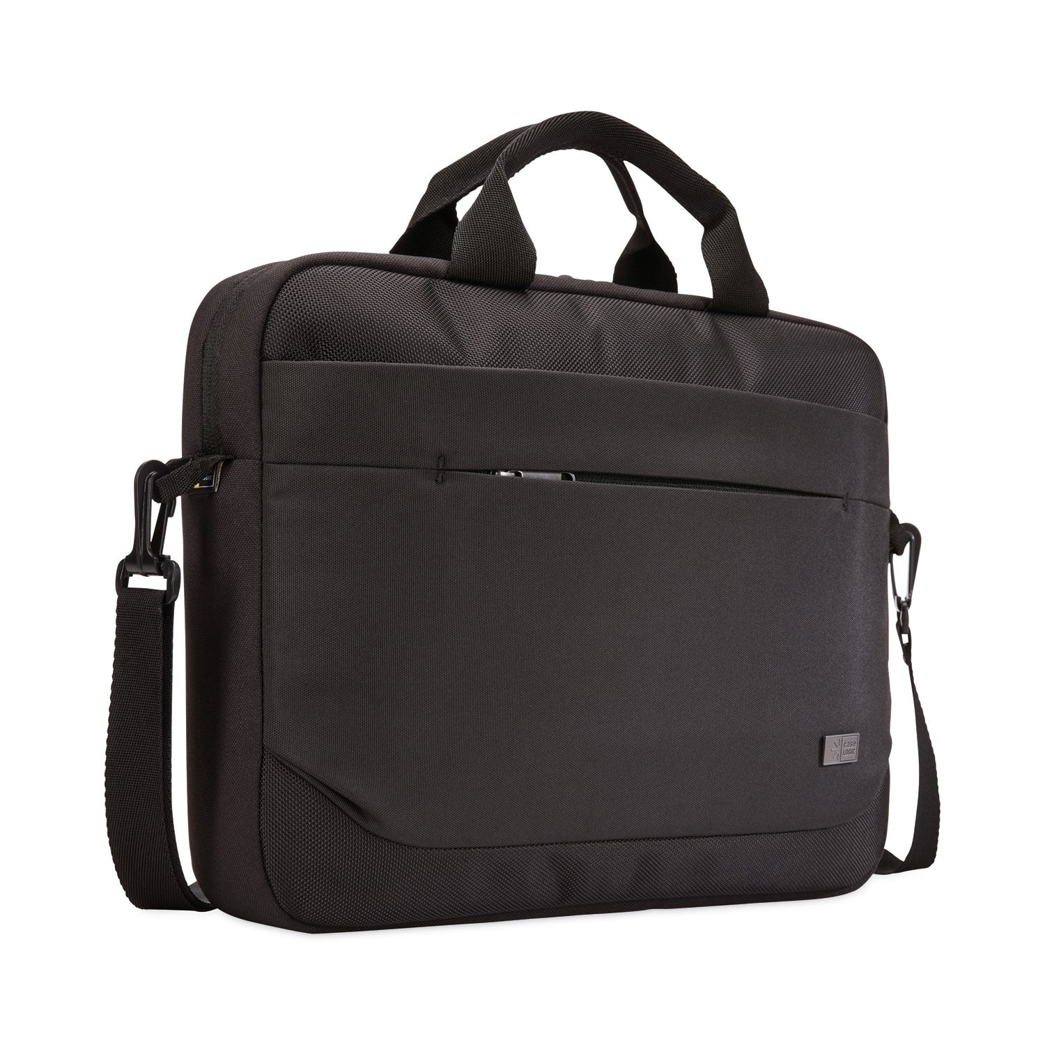 Case Logic® Advantage Laptop Attache, Fits Devices Up to 15.6", Polyester, 16.1 x 2.8 x 13.8, Black