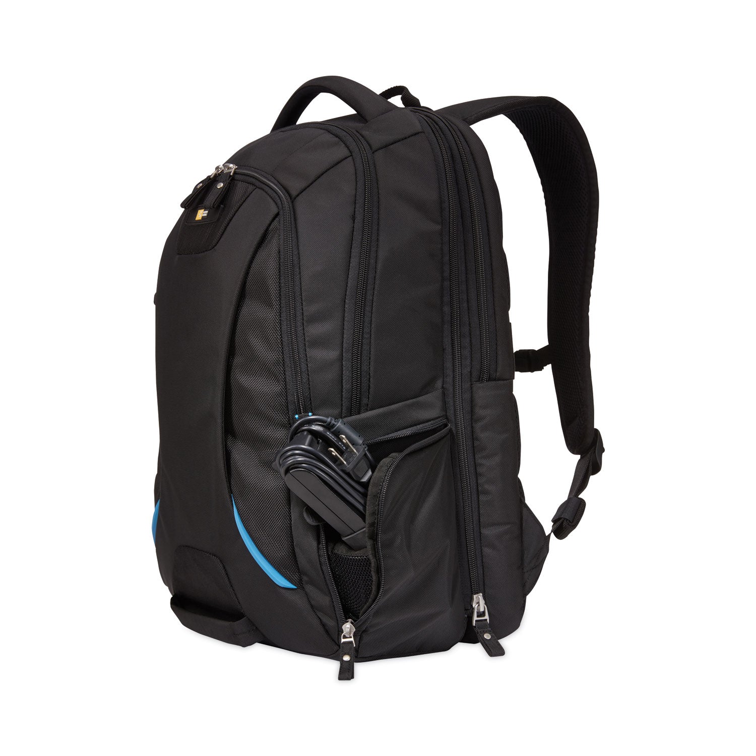 Case Logic® Checkpoint Friendly Backpack, Fits Devices Up to 15.6", Polyester, 2.76 x 13.39 x 19.69, Black