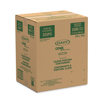 DART Conex Complements Portion/Medicine Cups, 3.25 oz, Clear, 125/Bag, 20 Bags/Carton - Flipcost
