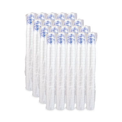DART Horizon Hot/Cold Foam Drinking Cups, 20 oz, Printed, Blueberry/White, 25/Bag, 20 Bags/Carton - Flipcost