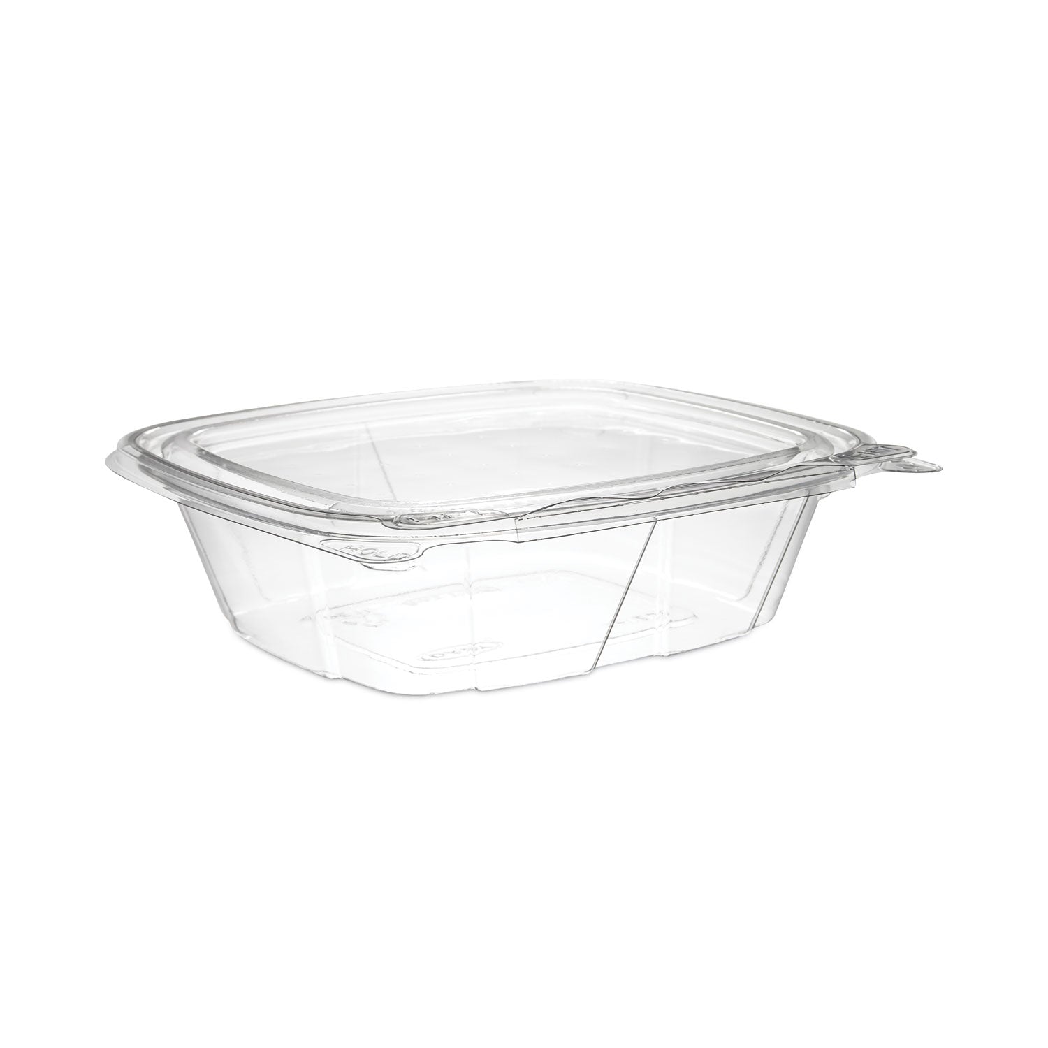 Dart® ClearPac SafeSeal Tamper-Resistant/Evident Containers, Flat Lid, 12 oz, 4.9 x 2 x 5.5, Clear, Plastic, 100/Bag, 2 Bags/Carton