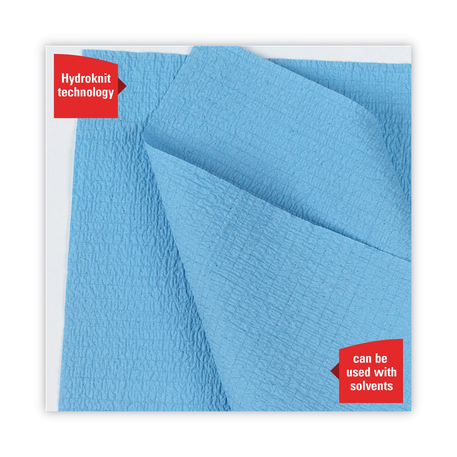 WypAll® General Clean X60 Cloths, Small Roll, 13.5 x 19.6, Blue, 130/Roll, 6 Rolls/Carton