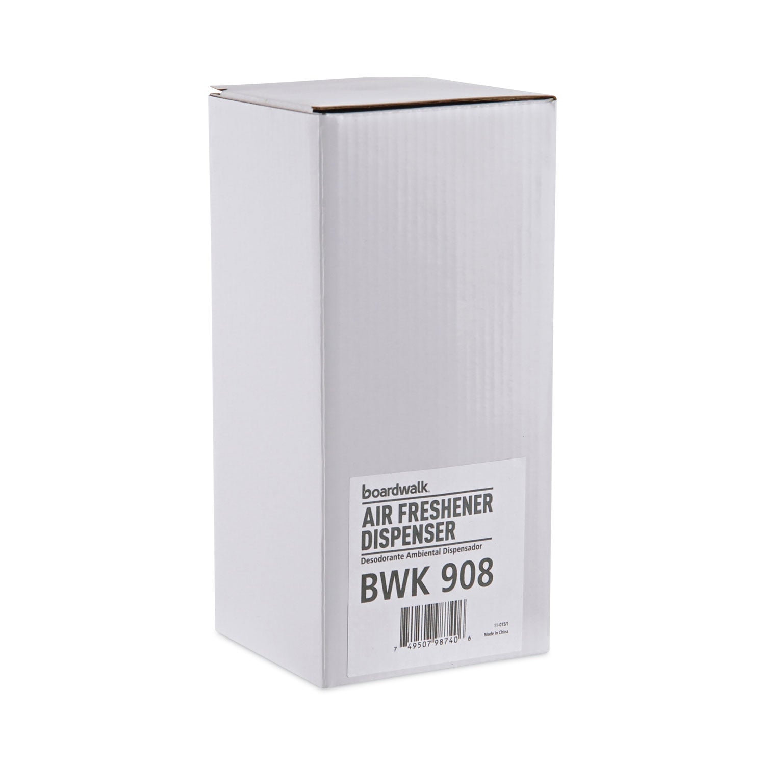 Boardwalk® Classic Metered Air Freshener Dispenser, 4" x 3" x 9.5", White