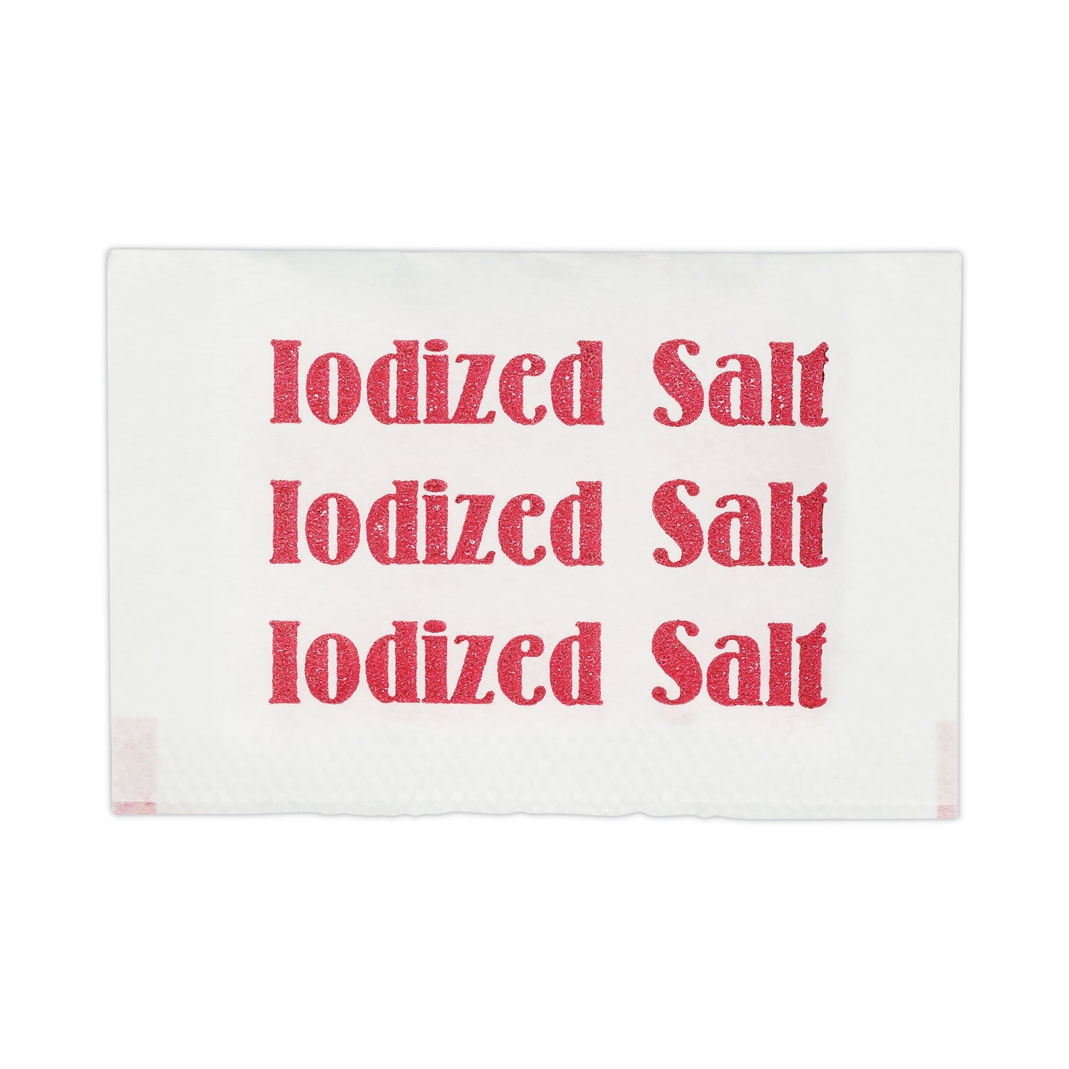 Iodized Salt Packets, 0.75 g Packet, 3,000/Box