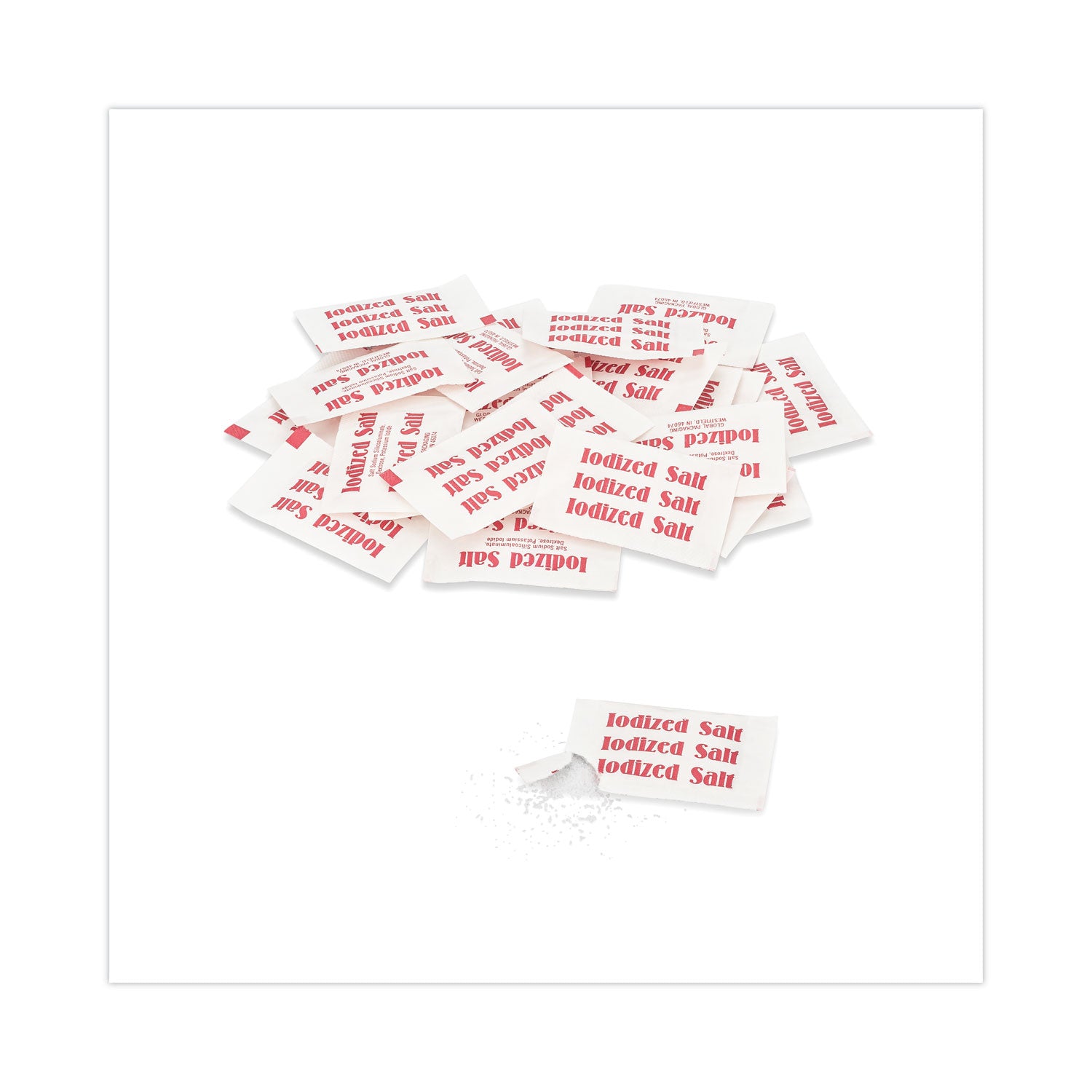 Office Snax® Iodized Salt Packets, 0.75 g Packet, 3,000/Box