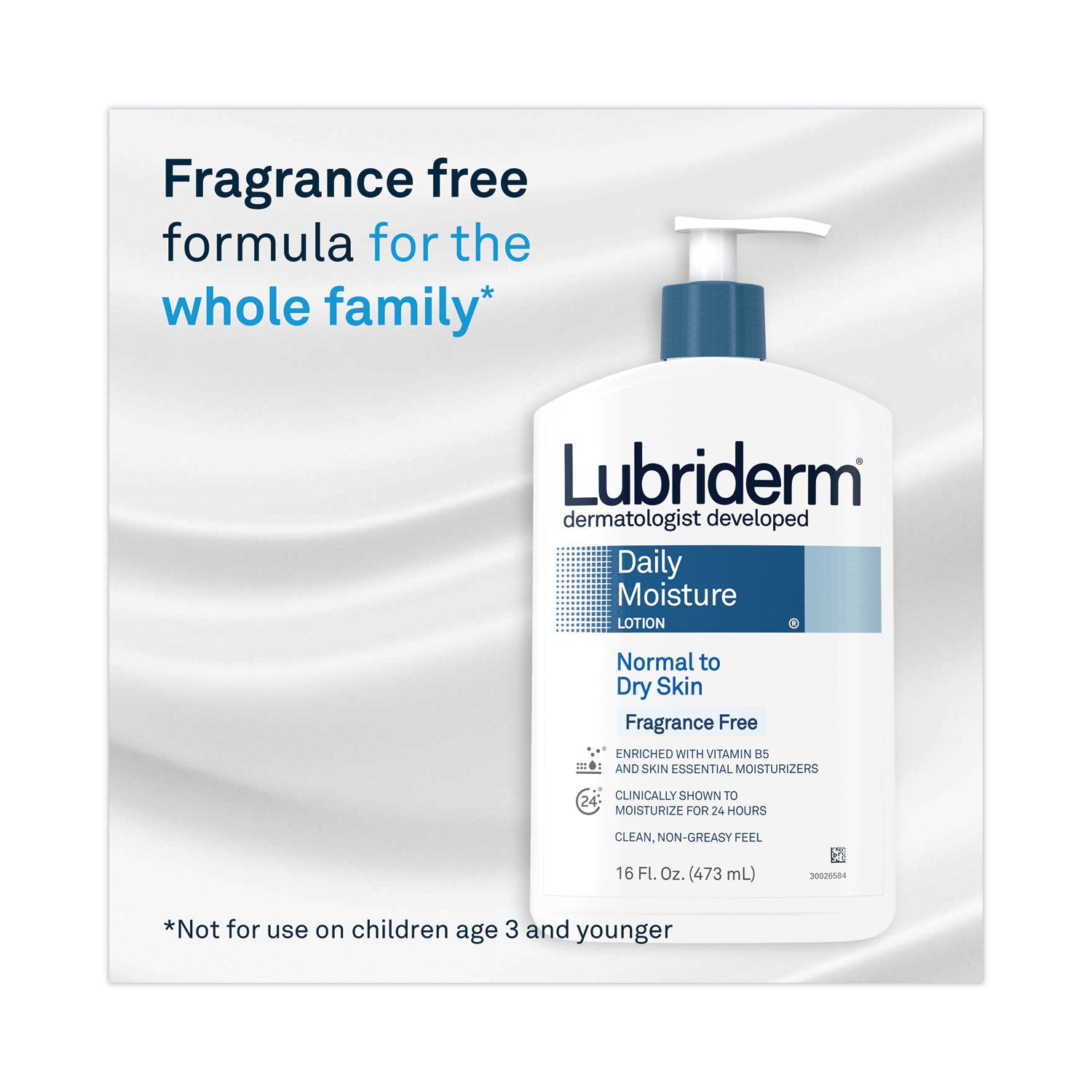 Lubriderm® Skin Therapy Hand and Body Lotion, 16 oz Pump Bottle