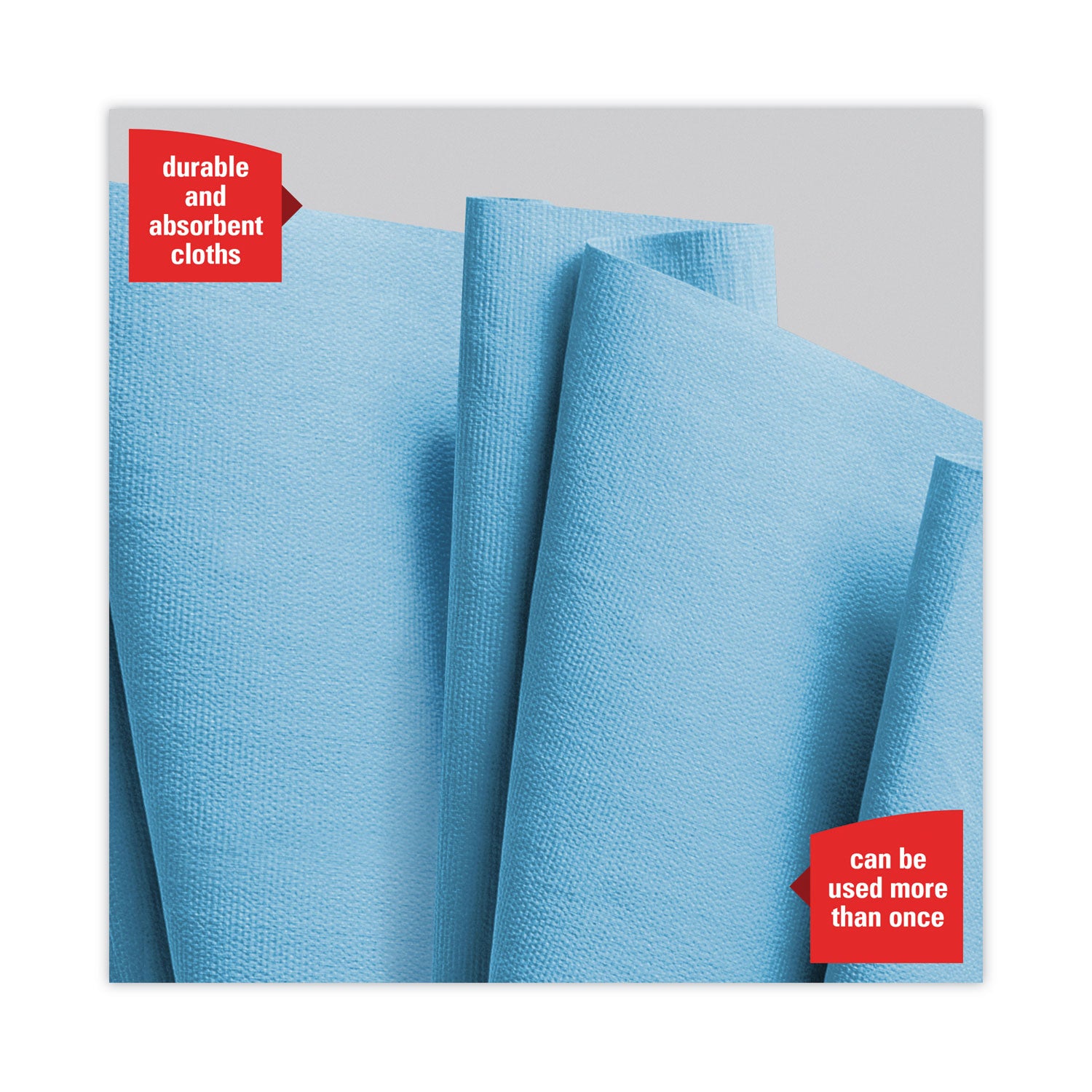 WypAll® X70 Cloths, Jumbo Roll, 12.4 x 12.2, Blue, 870/Roll