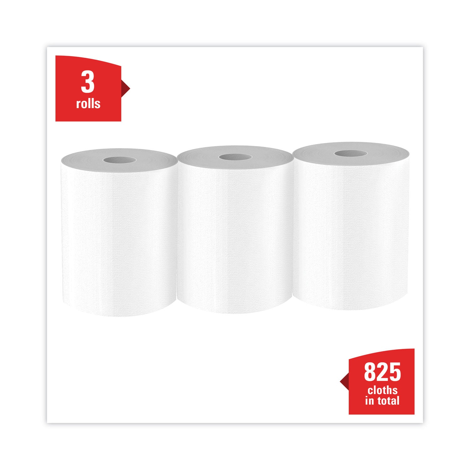 X70 Cloths, Center-Pull, 9.8 x 12.2, White, 275/Roll, 3 Rolls/Carton WypAll® Flipcost