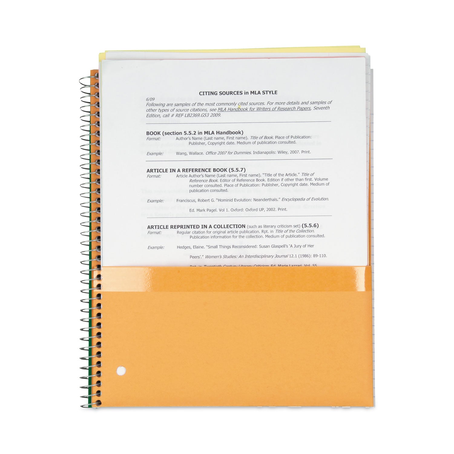 Five Star® Wirebound Notebook, 1-Subject, Medium/College Rule, Assorted Cover Colors, (100) 11 x 8.5 Sheets, 6/Pack