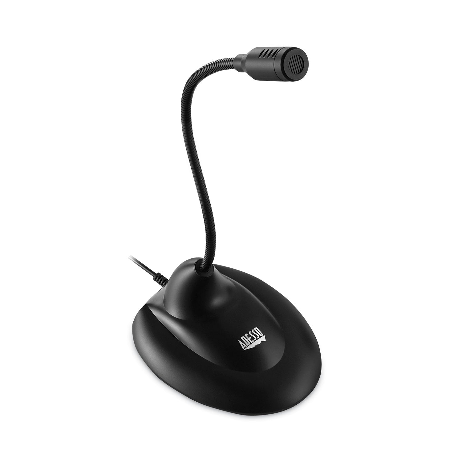 Adesso Xtream M1 Desktop Omnidirectional Gooseneck Microphone, Black