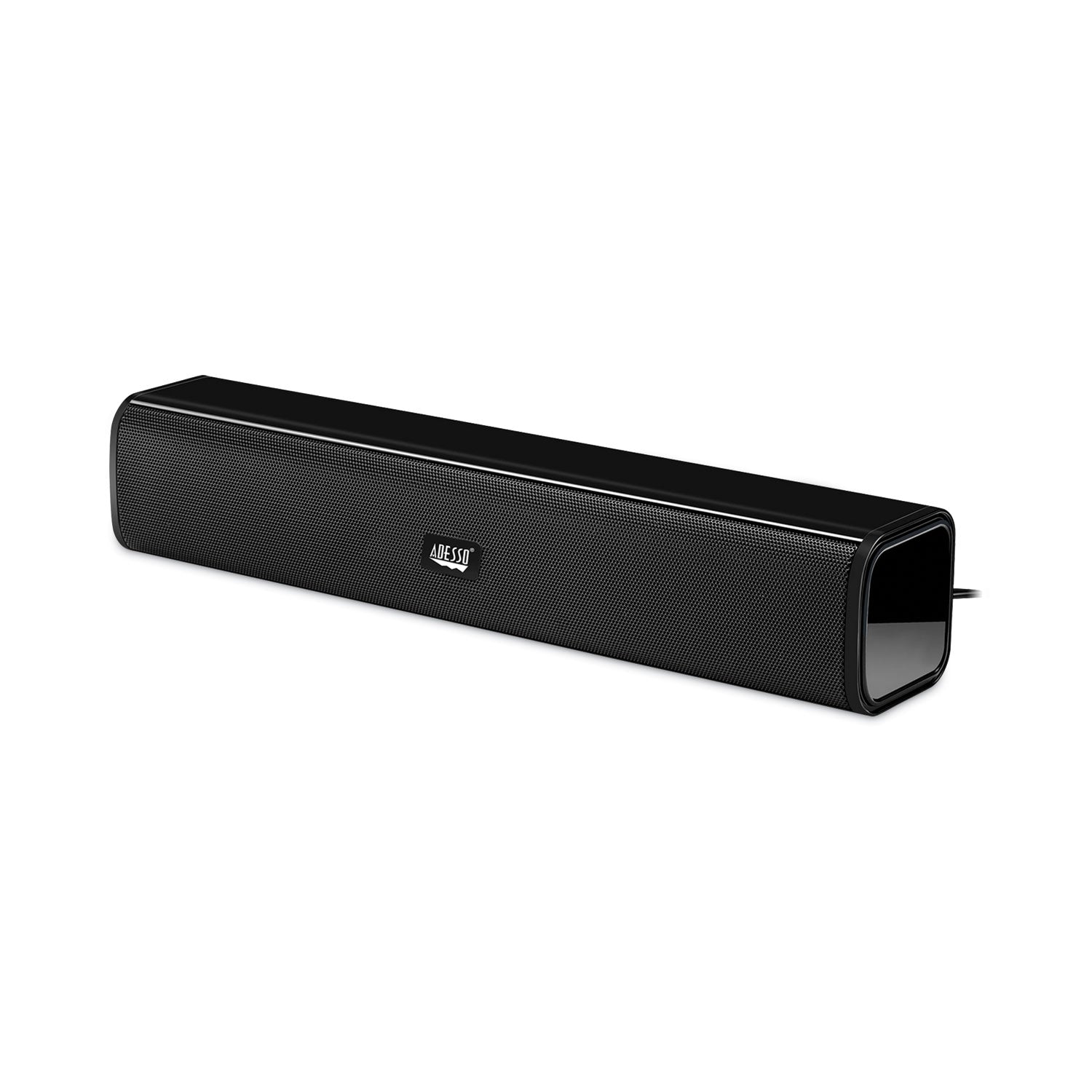 Adesso Xtream S5 Stereo Multimedia Soundbar Speaker, Black