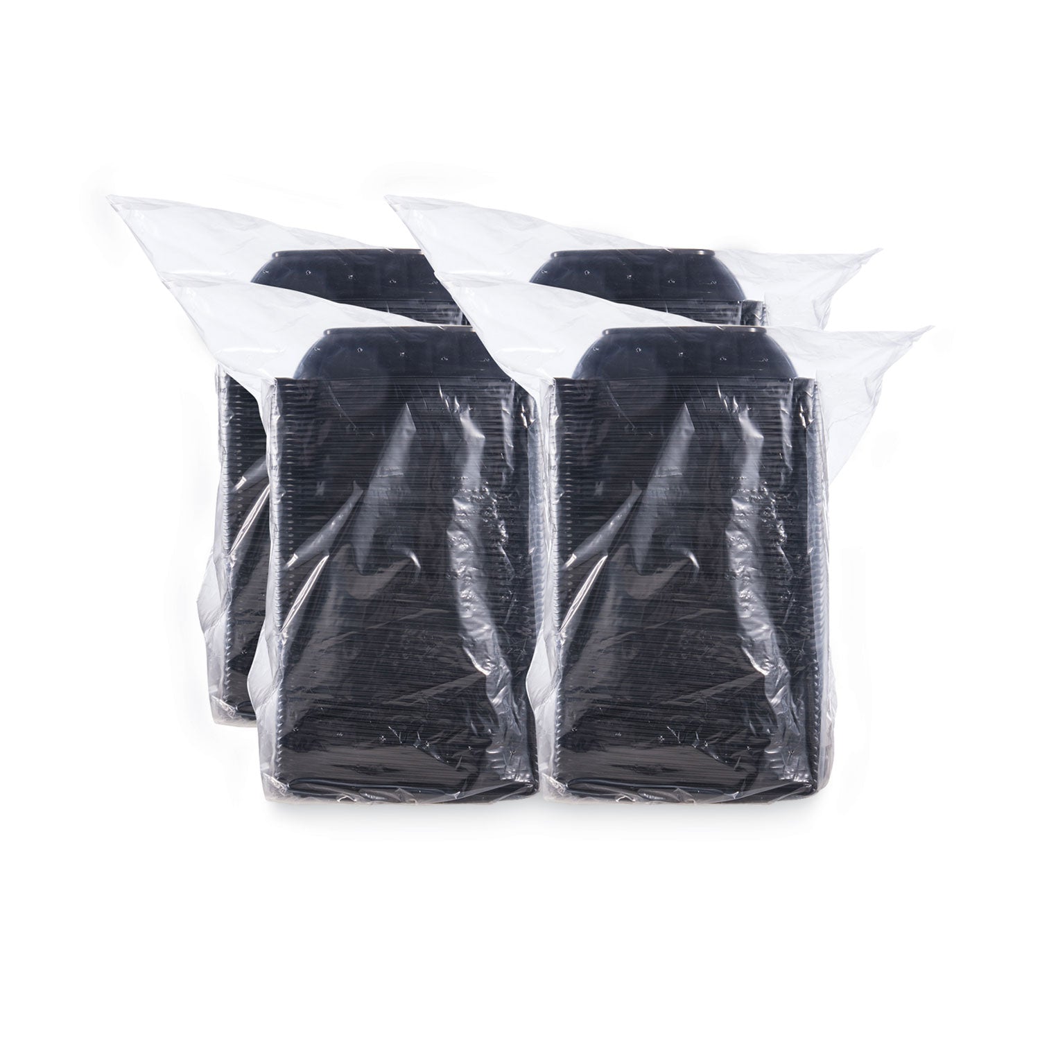 Dart® PresentaBowls Pro Black Square Bowls, 32 oz, 8.5 x 8.5 x 2, Plastic, 63/Bag, 4 Bags/Carton