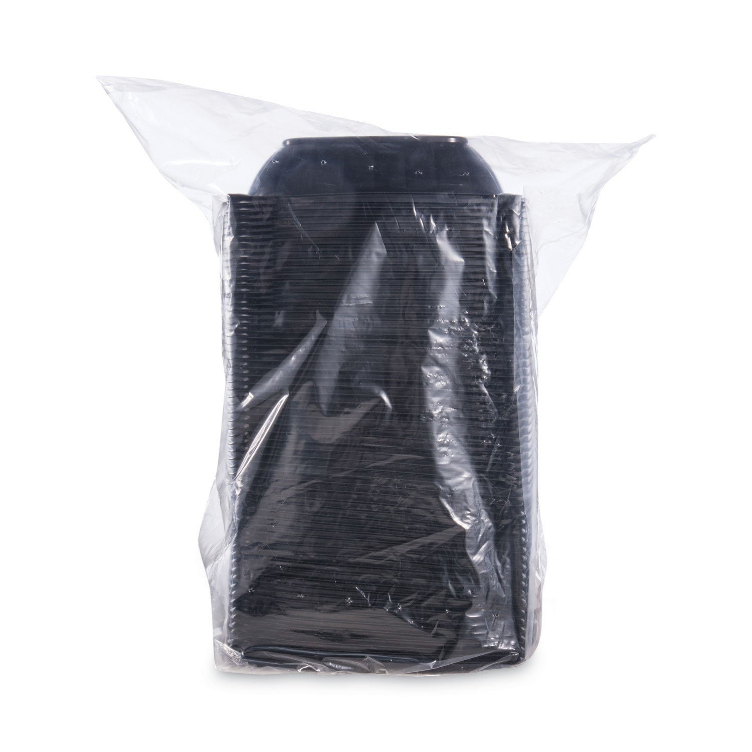 Dart® PresentaBowls Pro Black Square Bowls, 32 oz, 8.5 x 8.5 x 2, Plastic, 63/Bag, 4 Bags/Carton