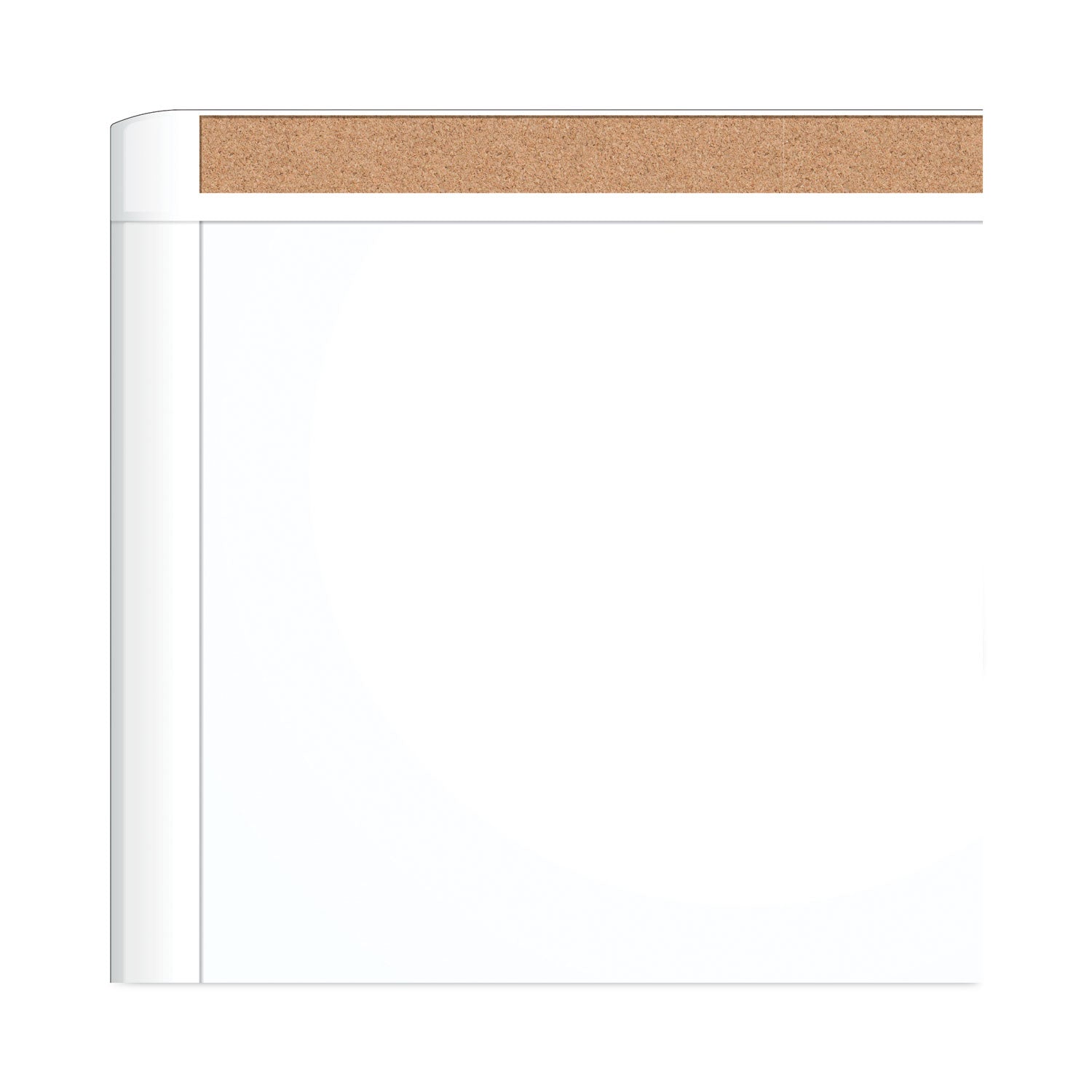 U Brands PINIT Magnetic Dry Erase Board with Plastic Frame, 20 x 16, White Surface, White Plastic Frame