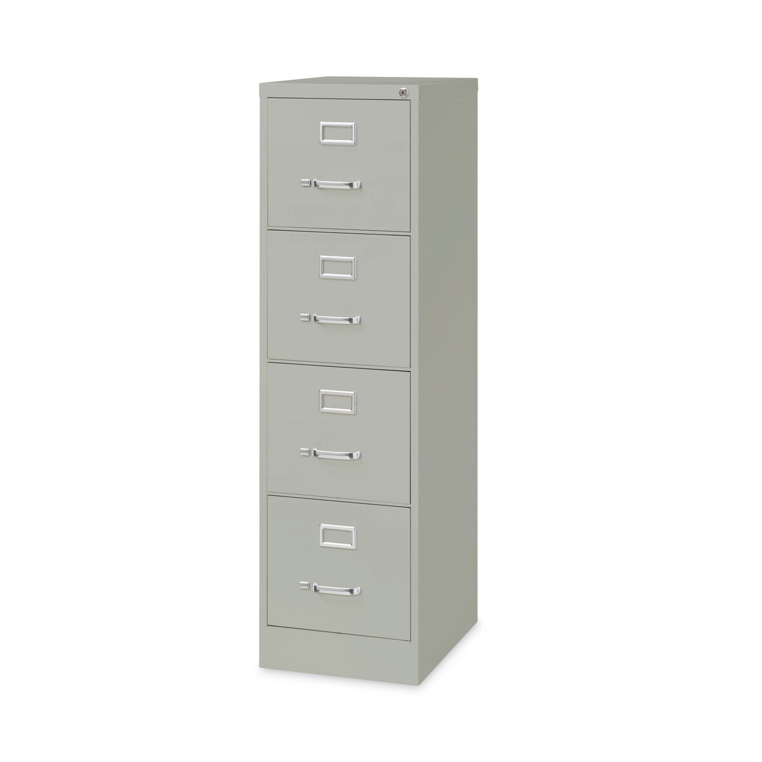 Alera® Four-Drawer Economy Vertical File, Letter-Size File Drawers, 15" x 22" x 52", Light Gray