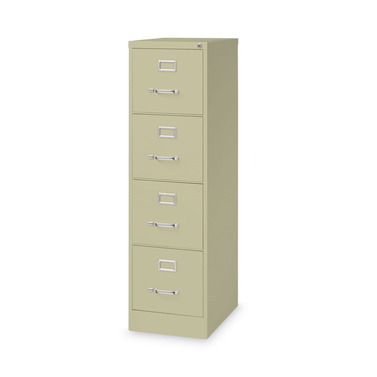 Alera® Four-Drawer Economy Vertical File, Letter-Size File Drawers, 15" x 22" x 52", Putty