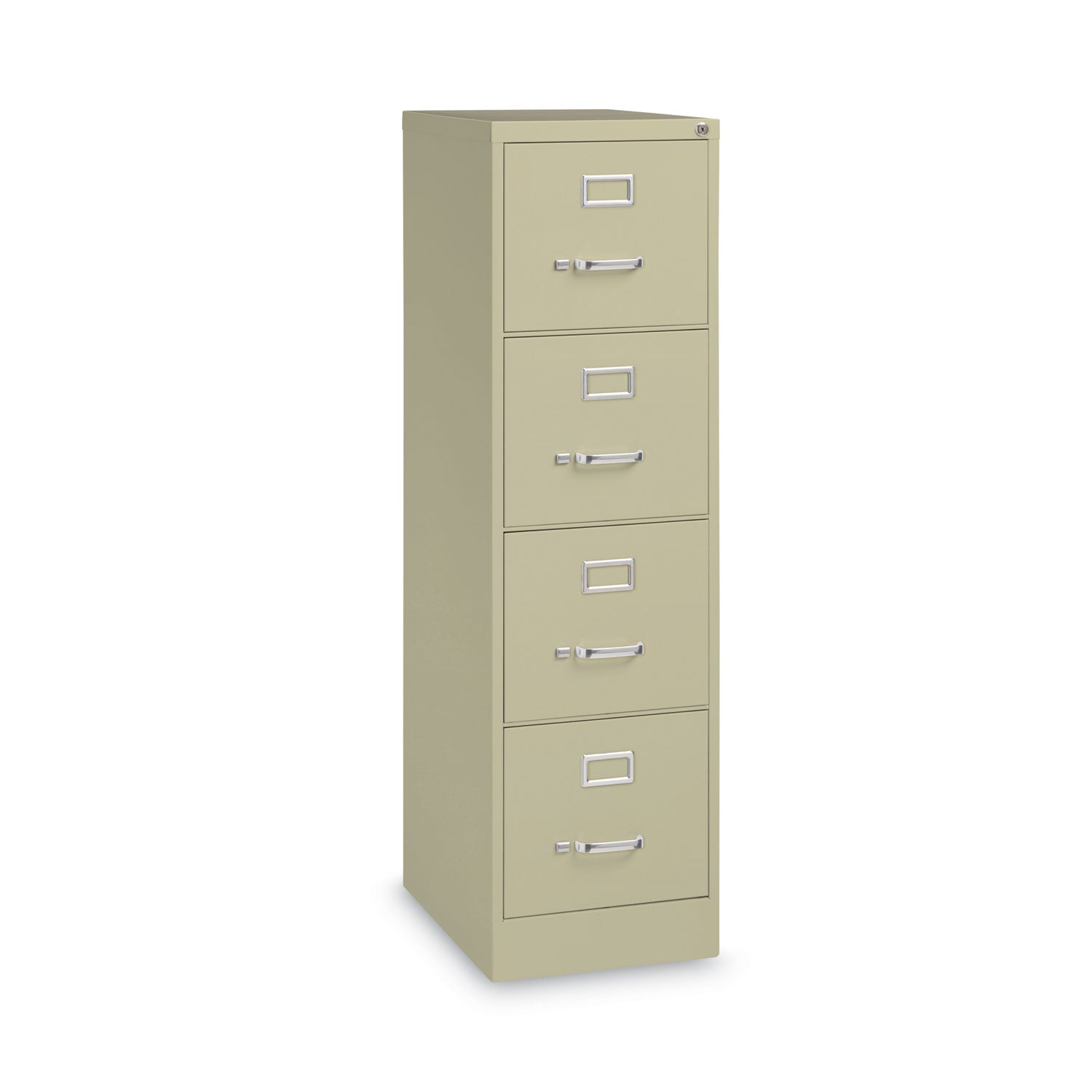 Alera® Four-Drawer Economy Vertical File, Letter-Size File Drawers, 15" x 22" x 52", Putty