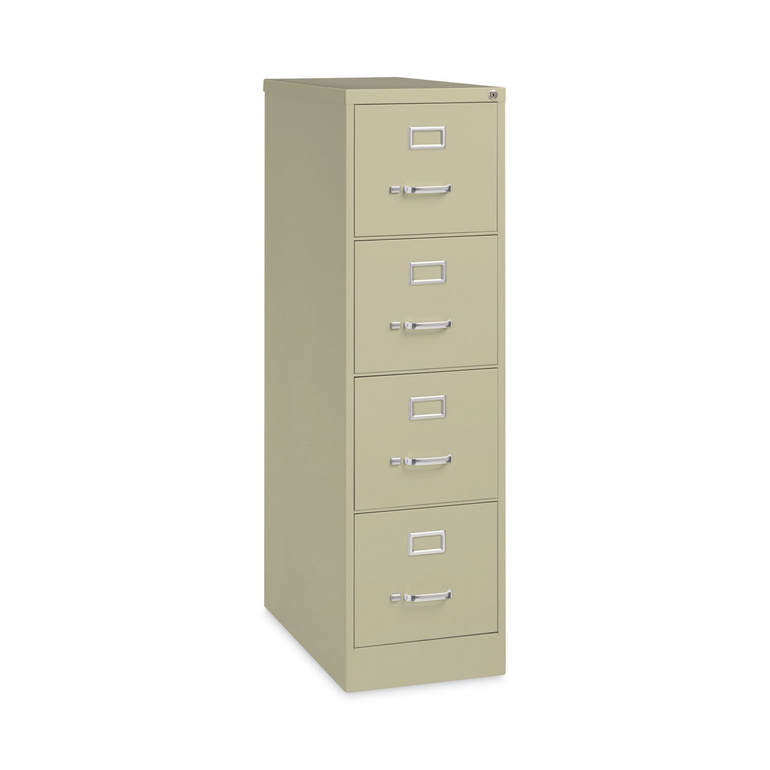 Alera® Four-Drawer Economy Vertical File, Letter-Size File Drawers, 15" x 26.5" x 52", Putty