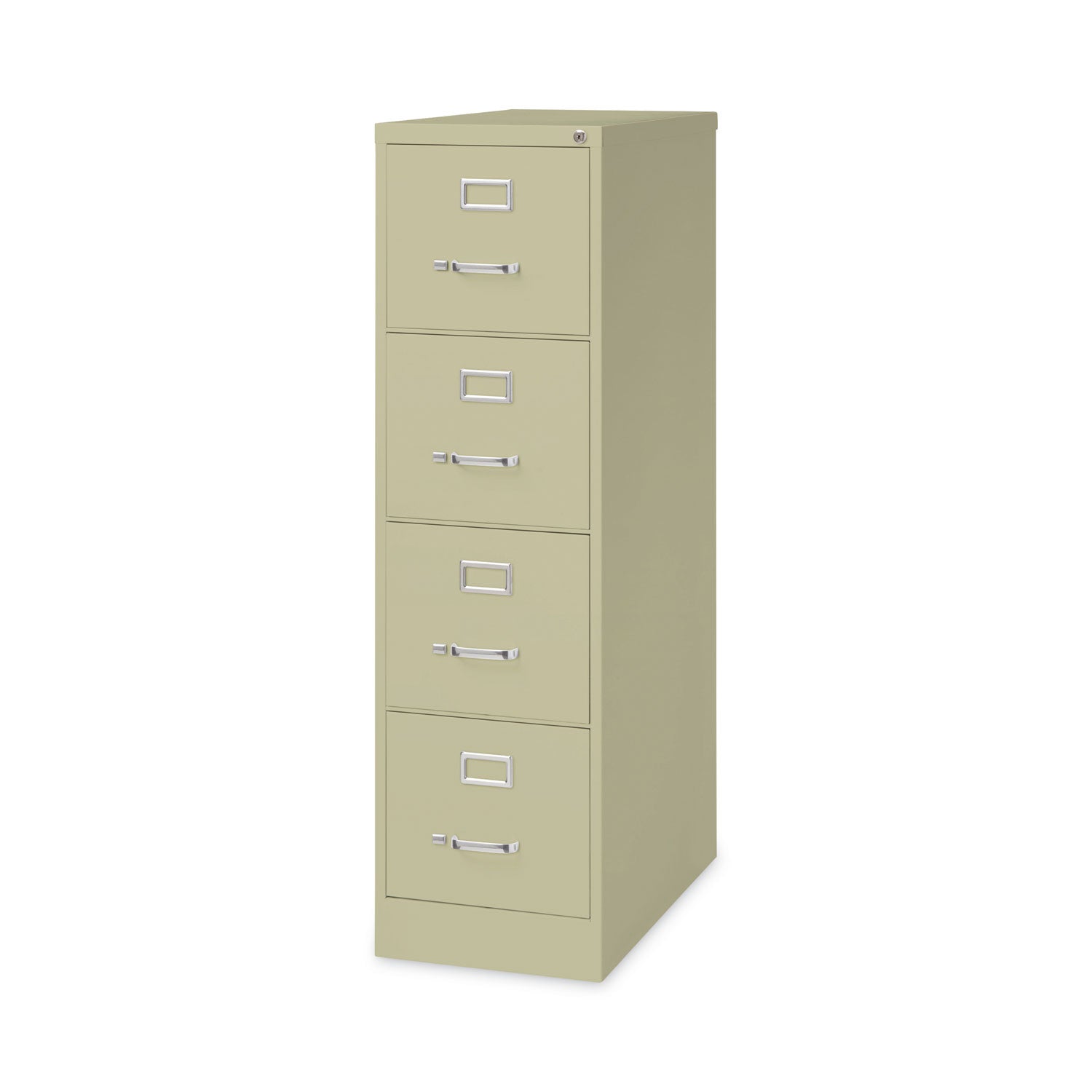 Alera® Four-Drawer Economy Vertical File, Letter-Size File Drawers, 15" x 26.5" x 52", Putty