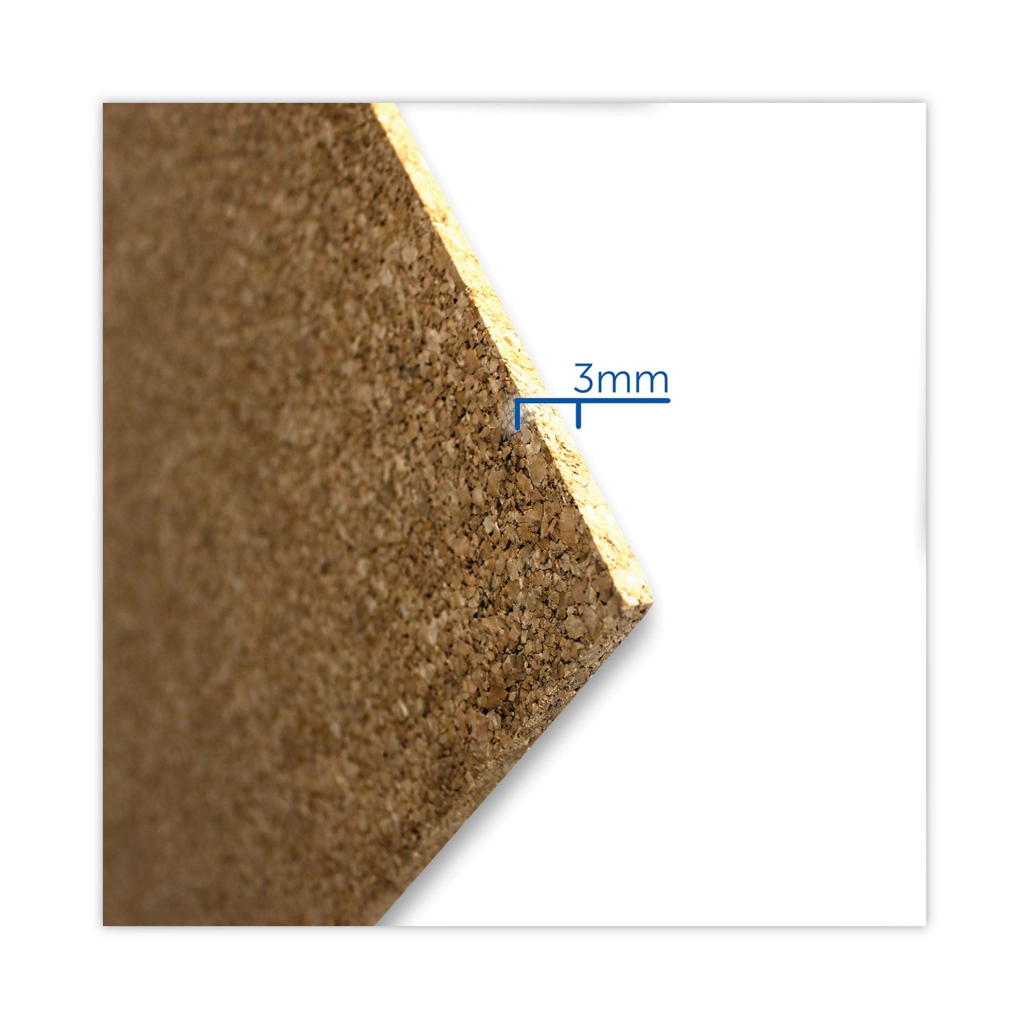 Cork Roll, 96" x 48", 0.12" Thick, Brown Surface