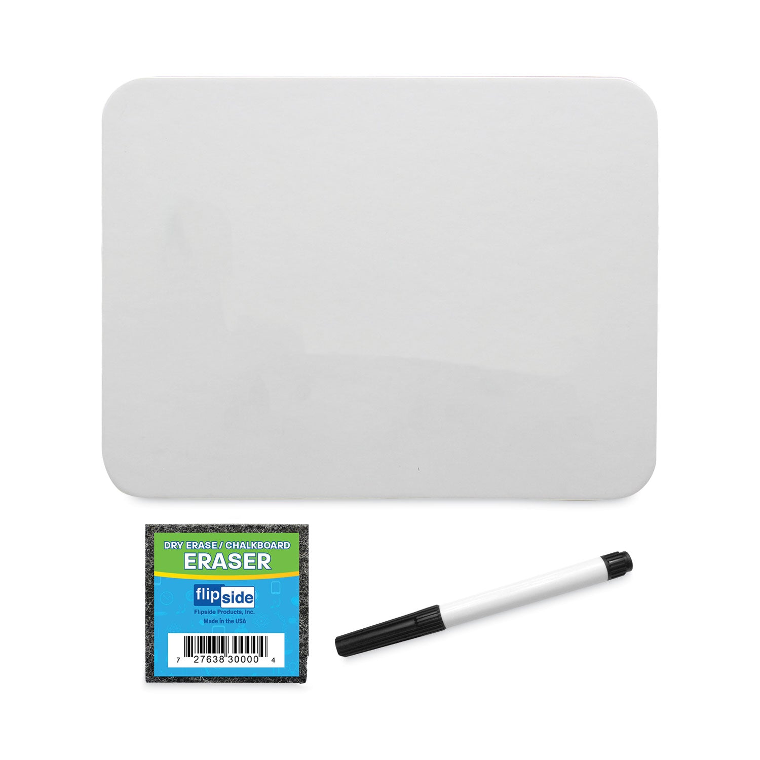 Magnetic Dry Erase Board Set, 12 x 9, White Surface, 12/Pack