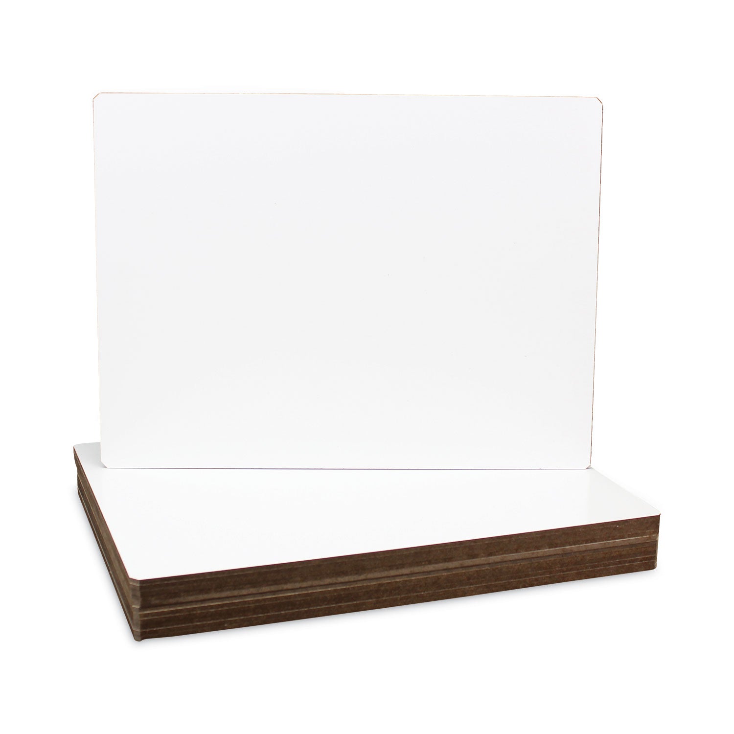 Flipside Dry Erase Board, 12 x 9, White Surface, 12/Pack