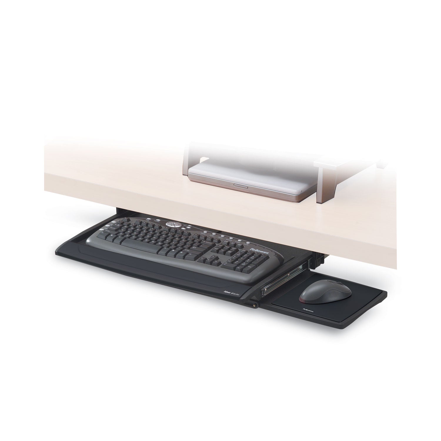 Fellowes® Deluxe Keyboard Drawer, 20.5w x 11.13d, Black