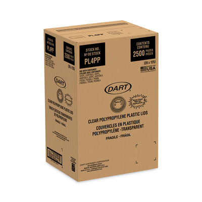Portion/Souffle Cup Lids, Fits 3.25 oz, 4 oz, 5.5 oz Portion Containers, Clear, 2,500/Carton Flipcost Flipcost