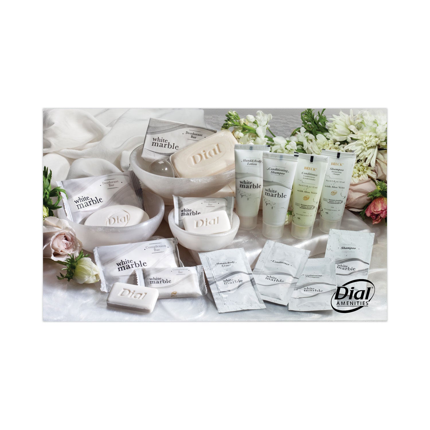 Dial® Amenities Amenities Cleansing Soap, Pleasant Scent, # 1 1/2 Individually Wrapped Bar, 500/Carton