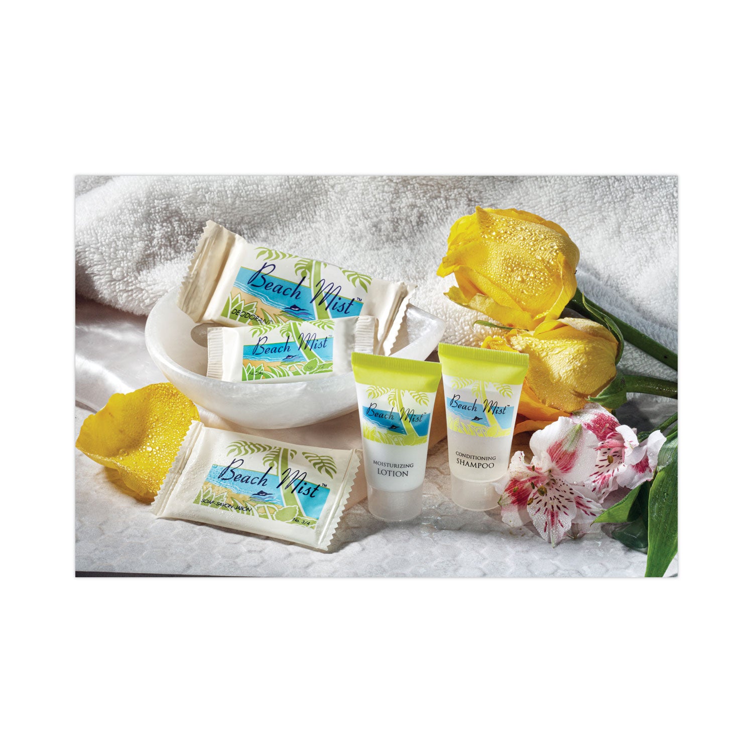 Beach Mist™ Face and Body Soap, Beach Mist Fragrance, # 1 1/2 Bar, 500/Carton