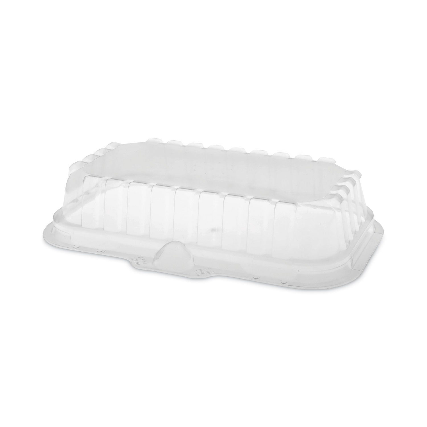 Pactiv Evergreen OPS Dome-Style Lid, 17S Shallow Dome, 8.3 x 4.8 x 1.5, Clear, Plastic, 252/Carton