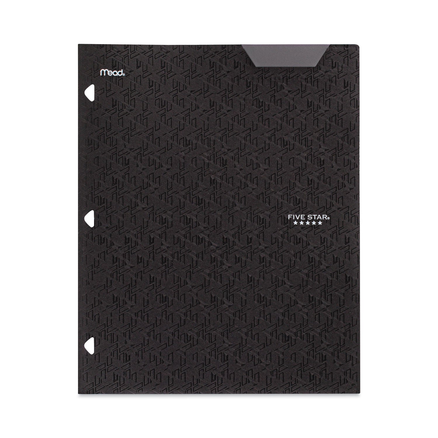 Five Star® Two-Pocket Stay-Put Plastic Folder, 11 x 8.5, Assorted, 4/Pack