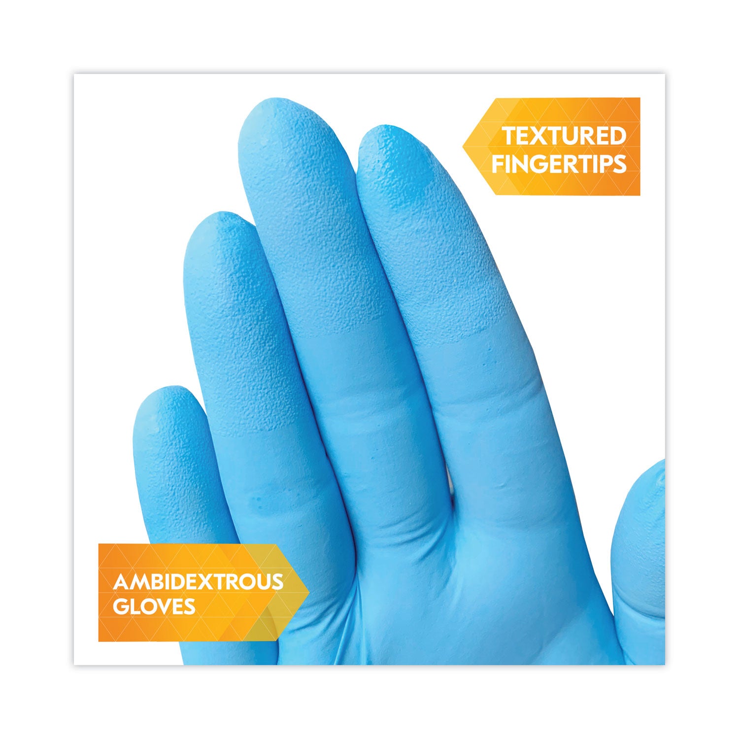 KleenGuard™ G10 Comfort Plus Blue Nitrile Gloves, Light Blue, X-Large, 1,000/Carton