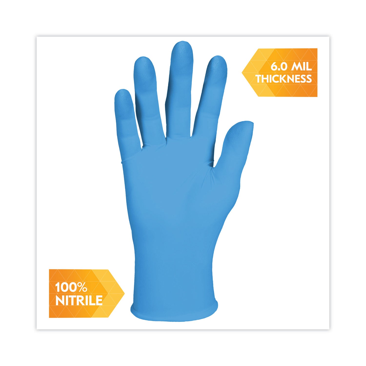 KleenGuard™ G10 2PRO Nitrile Gloves, Blue, Medium, 1,000/Carton