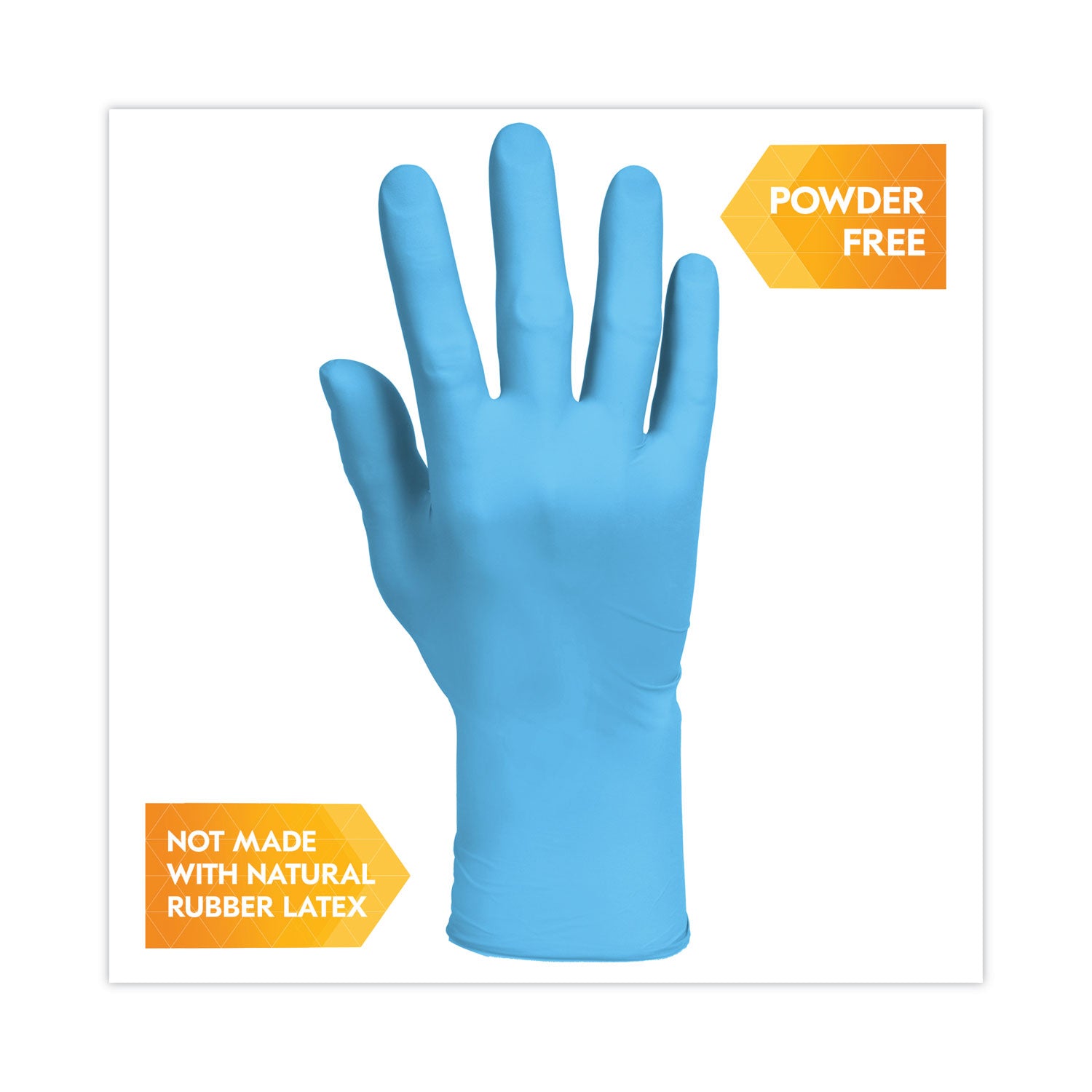 KleenGuard™ G10 Comfort Plus Blue Nitrile Gloves, Light Blue, Large, 1,000/Carton