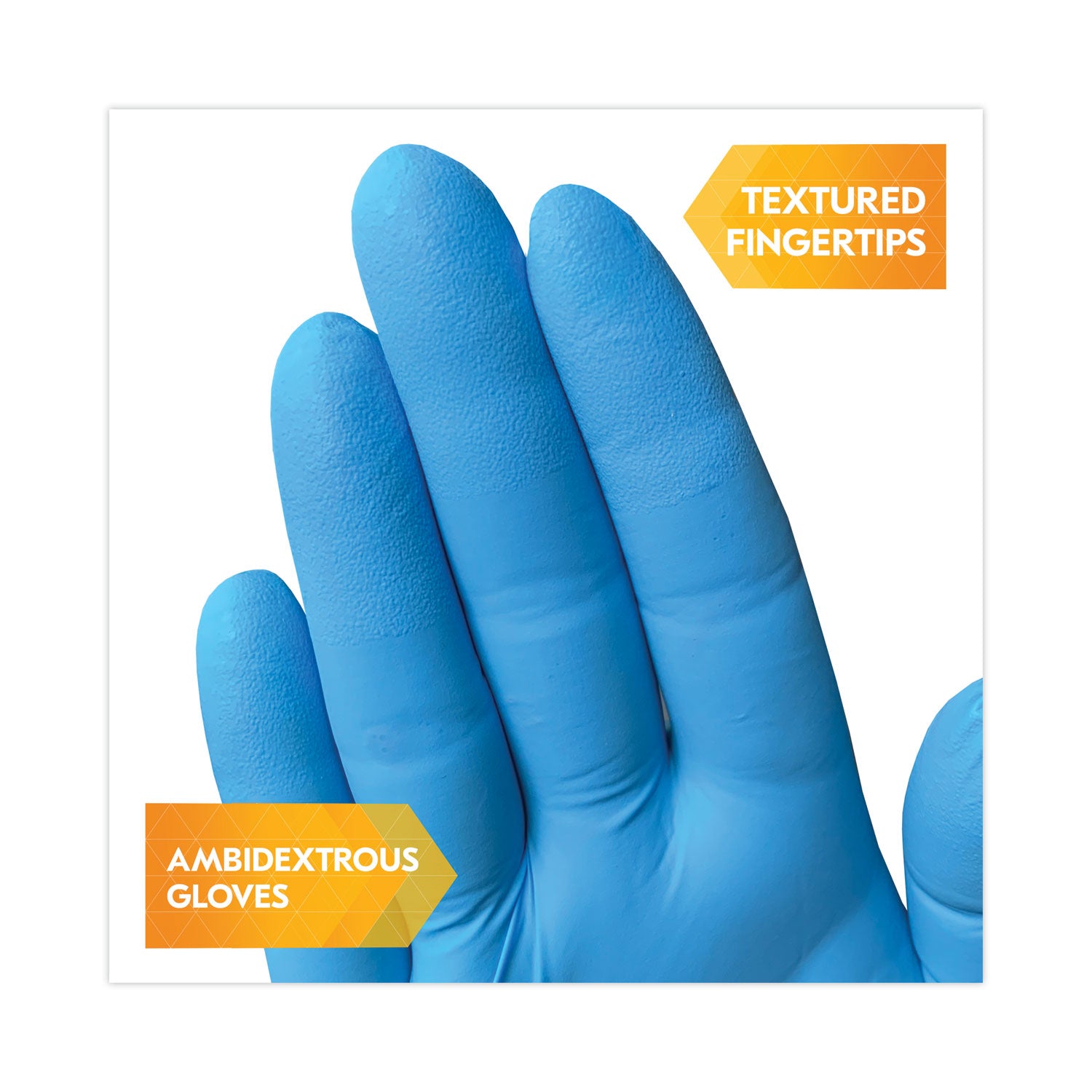 KleenGuard™ G10 2PRO Nitrile Gloves, Blue, Medium, 1,000/Carton