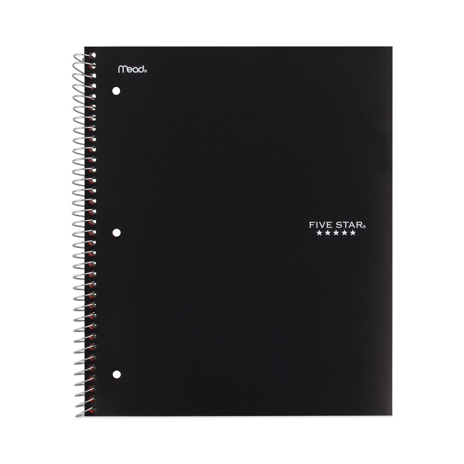 Five Star® Wirebound Notebook, 1-Subject, Medium/College Rule, Assorted Cover Colors, (100) 11 x 8.5 Sheets, 6/Pack